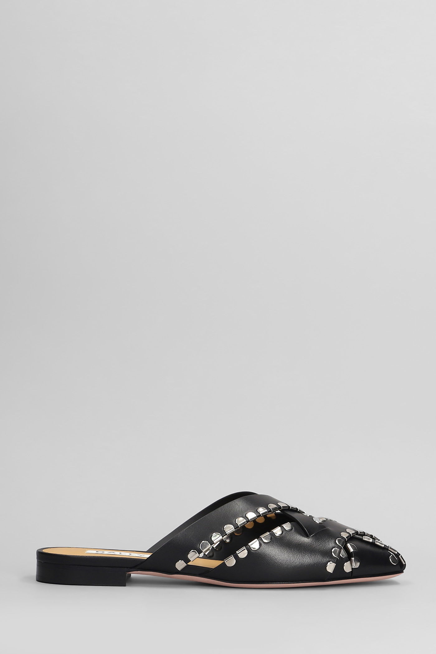 Sarsi Slipper-mule In Black Leather