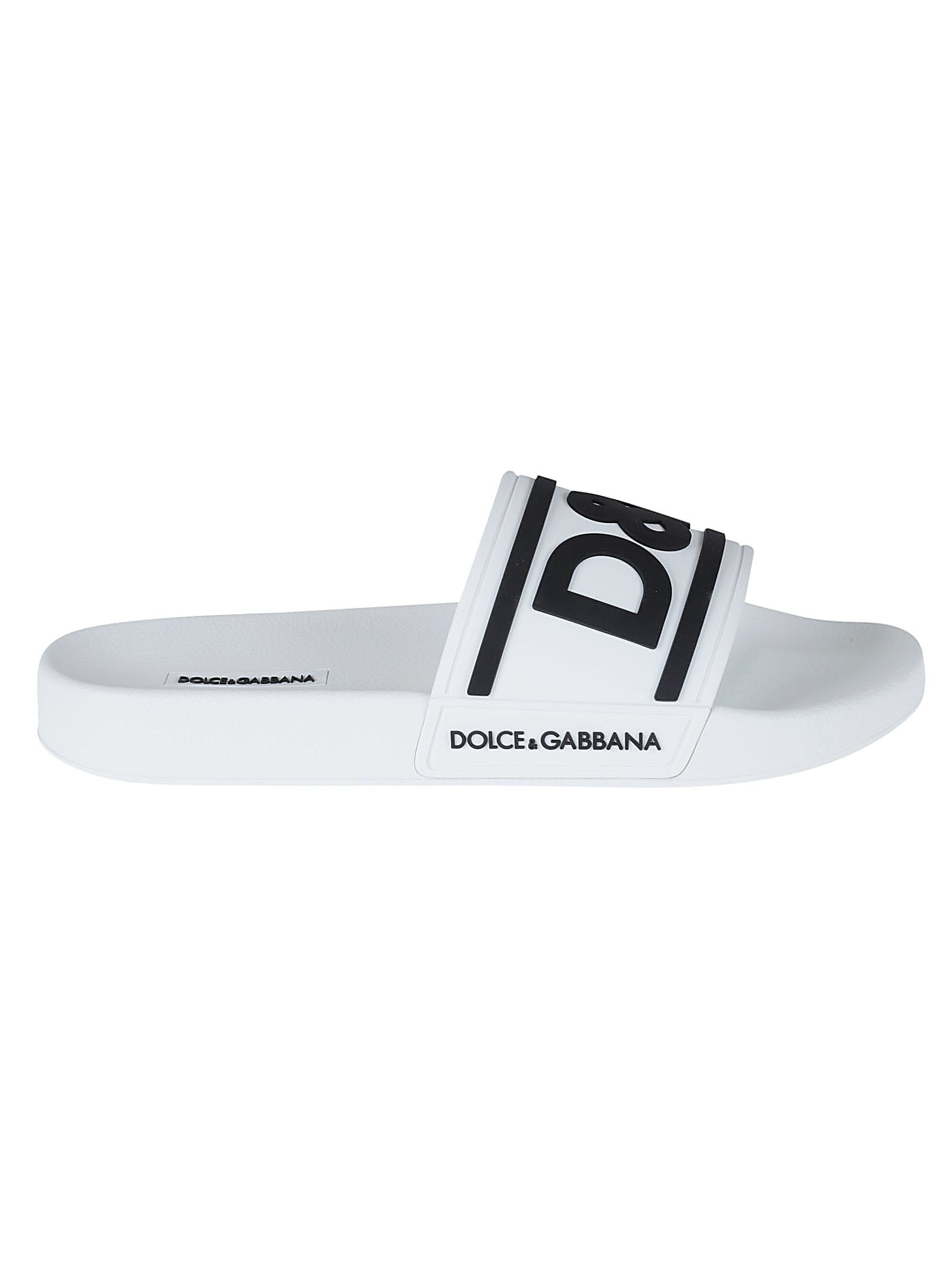Dolce & Gabbana Logo Detail Sliders