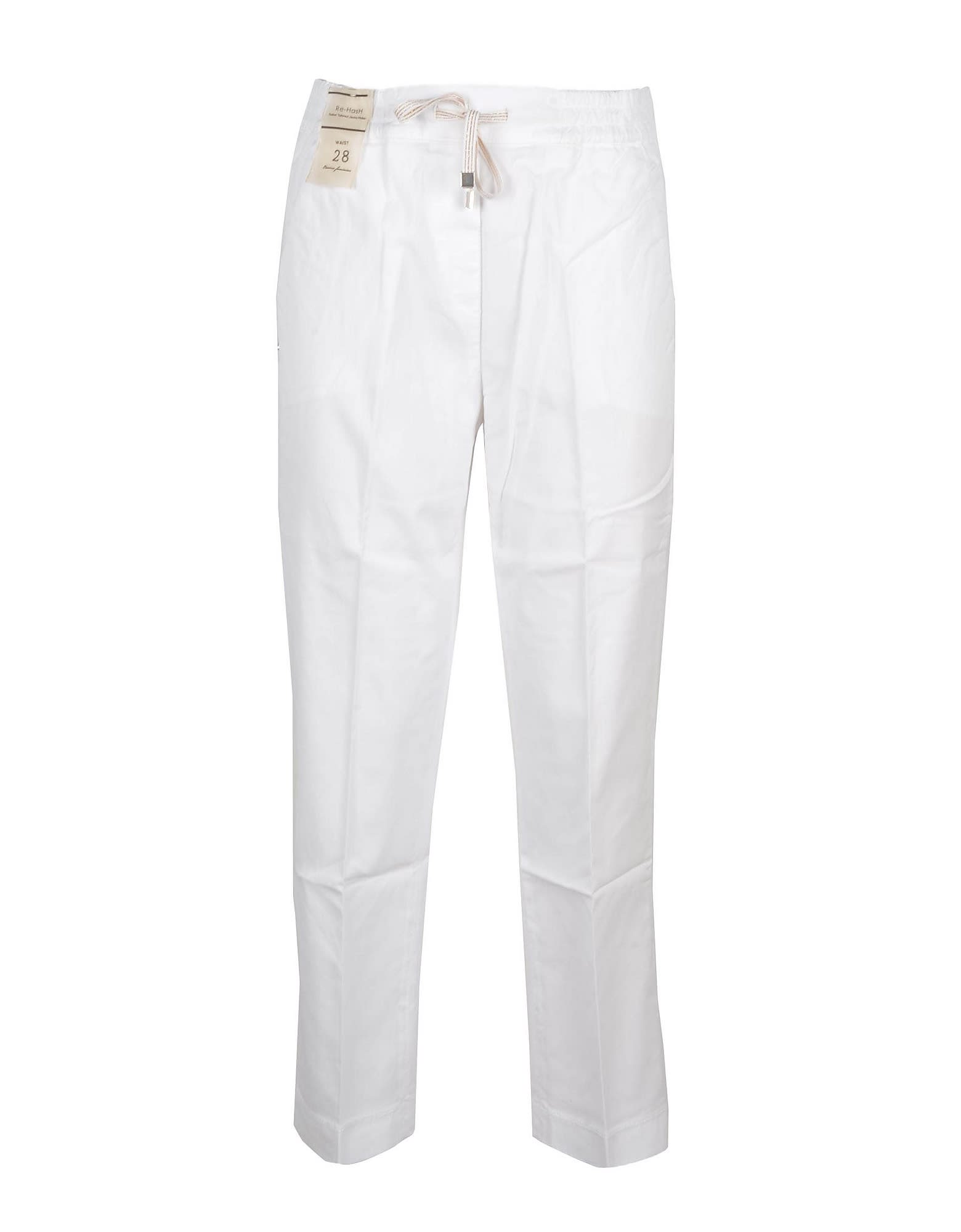 Re-HasH Womens White Pants