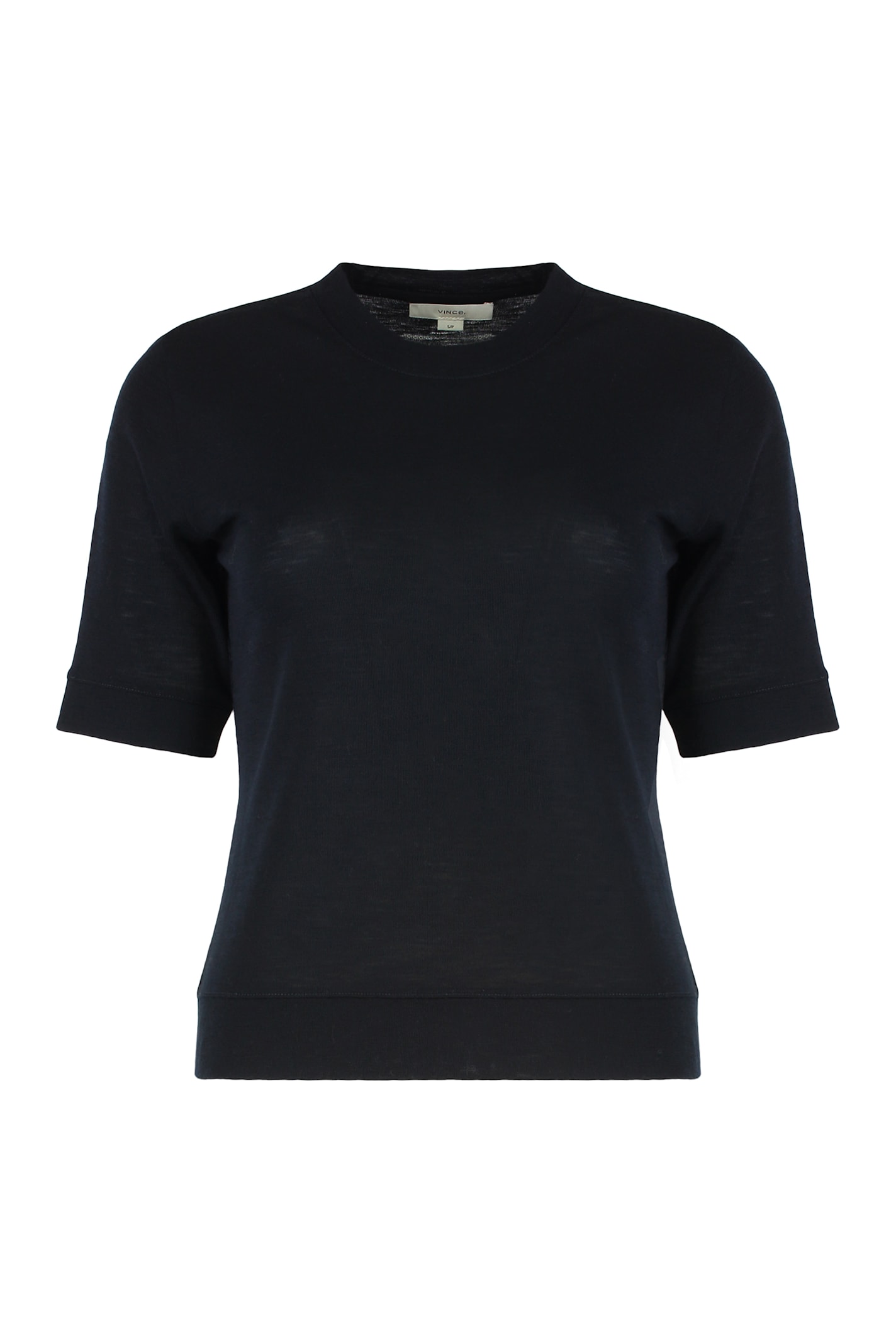 Vince Short-sleeve T-shirt In Black