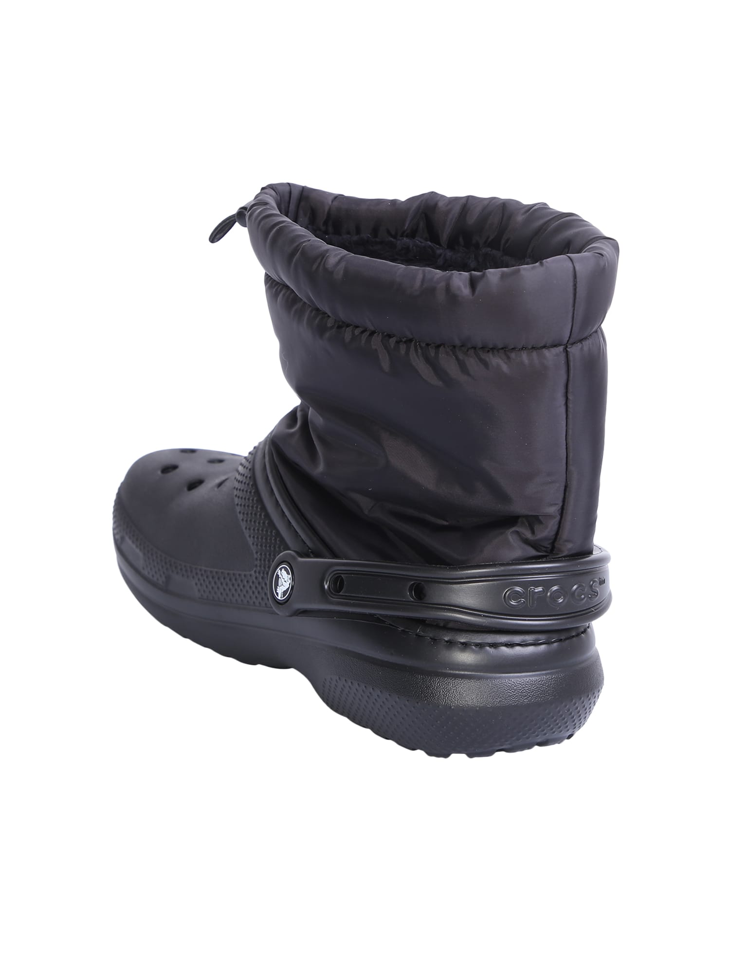 Shop Crocs Classic Neo Puff Boots In Black