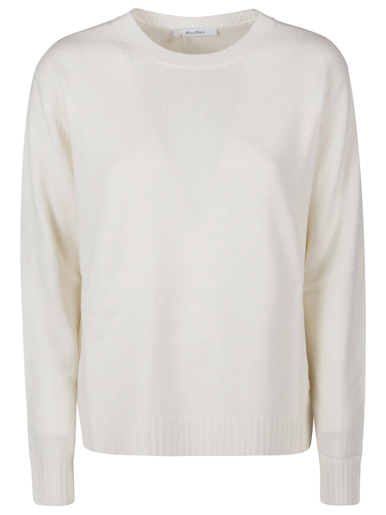 Shop Max Mara Viglio Sweater In Crema