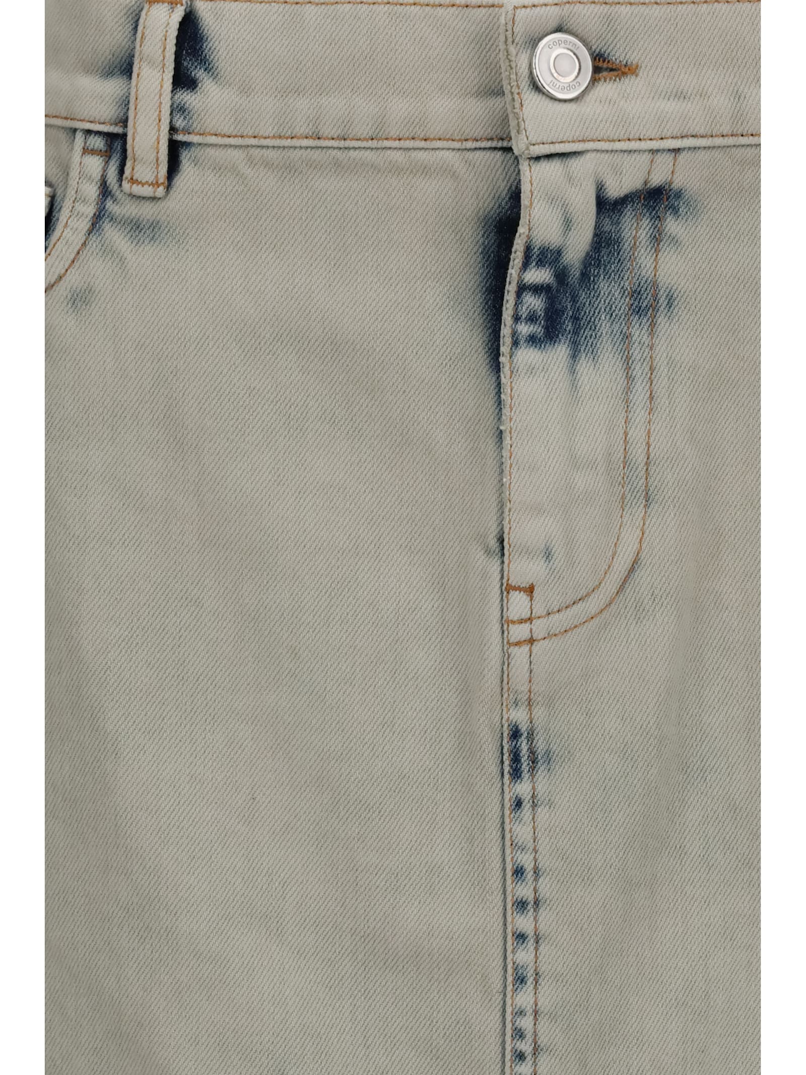 Coperni Denim Skirt With Multiple Pockets
