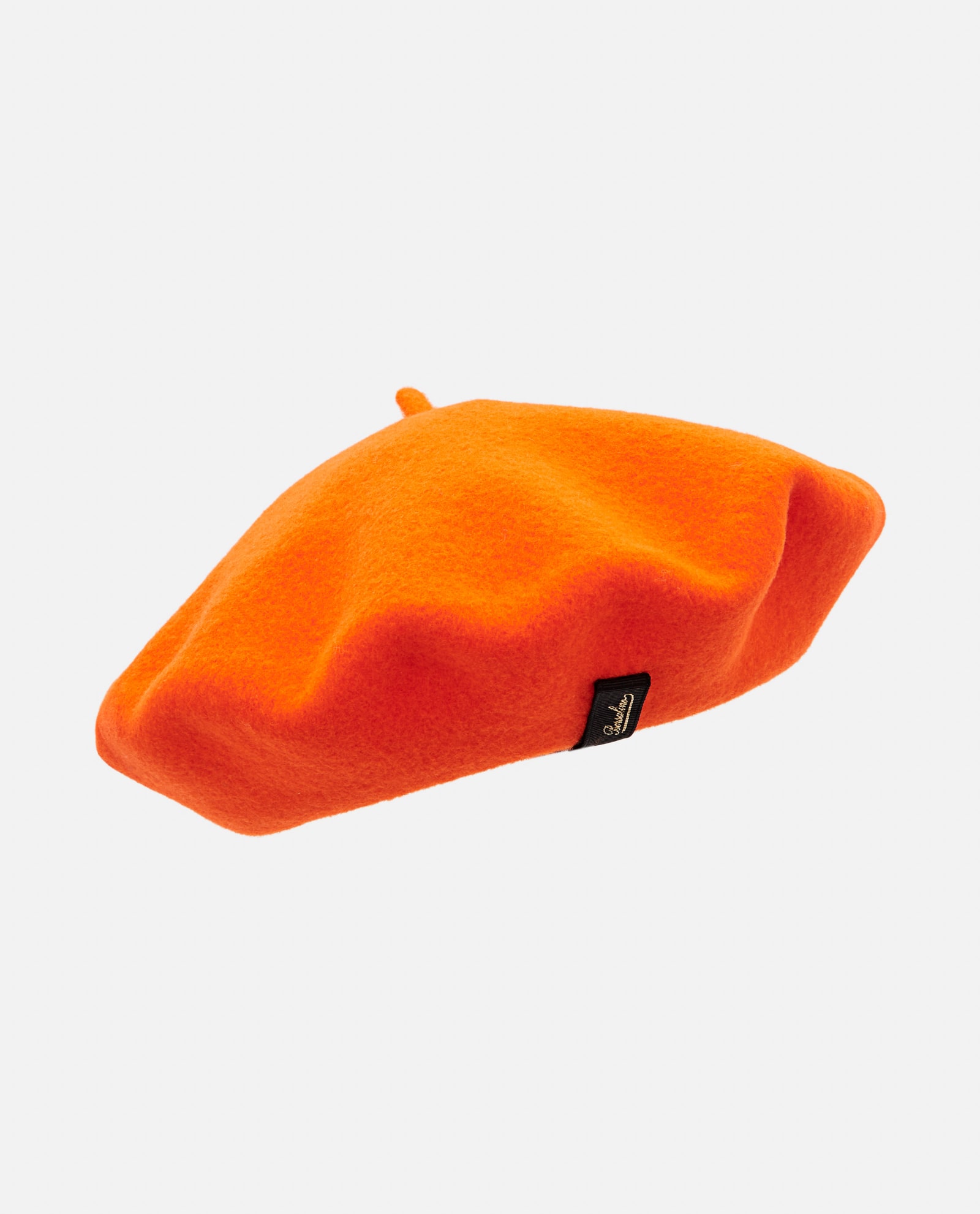 Borsalino 29cm Wool Beret In Orange