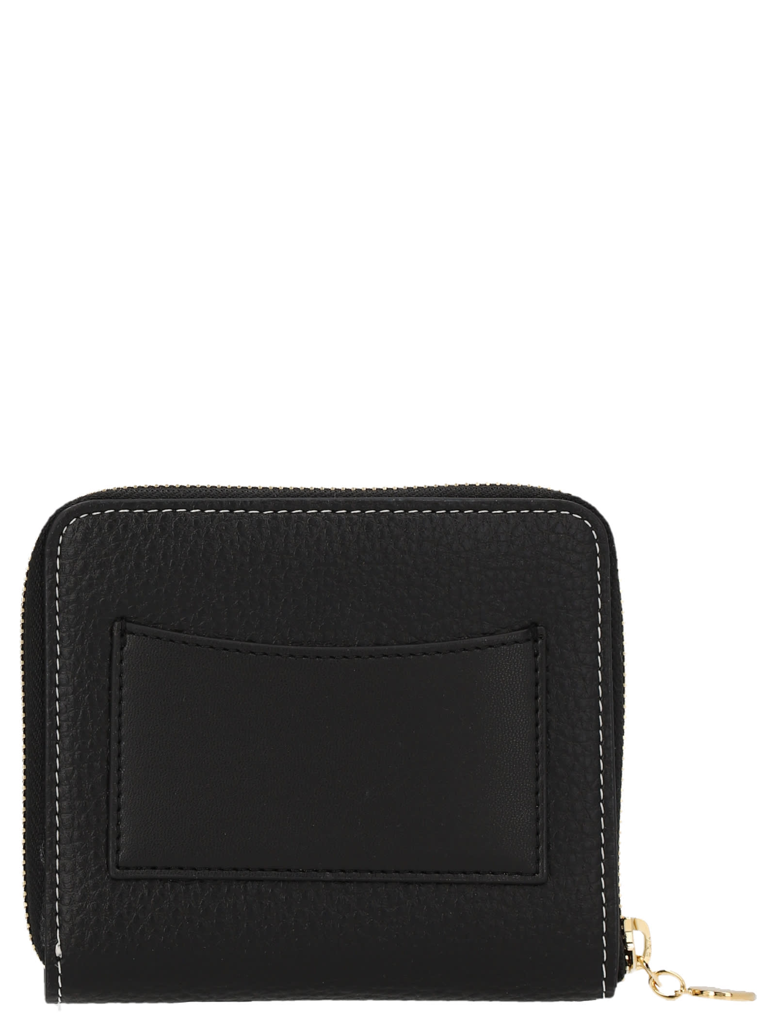 Stella Mccartney Zipped Wallet In Black