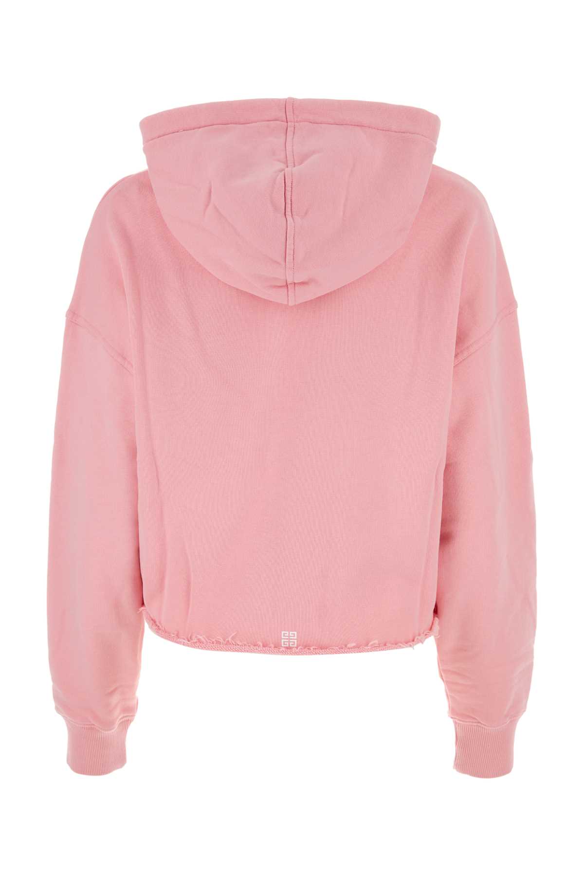 Givenchy Pink Cotton Sweatshirt In Flamingo