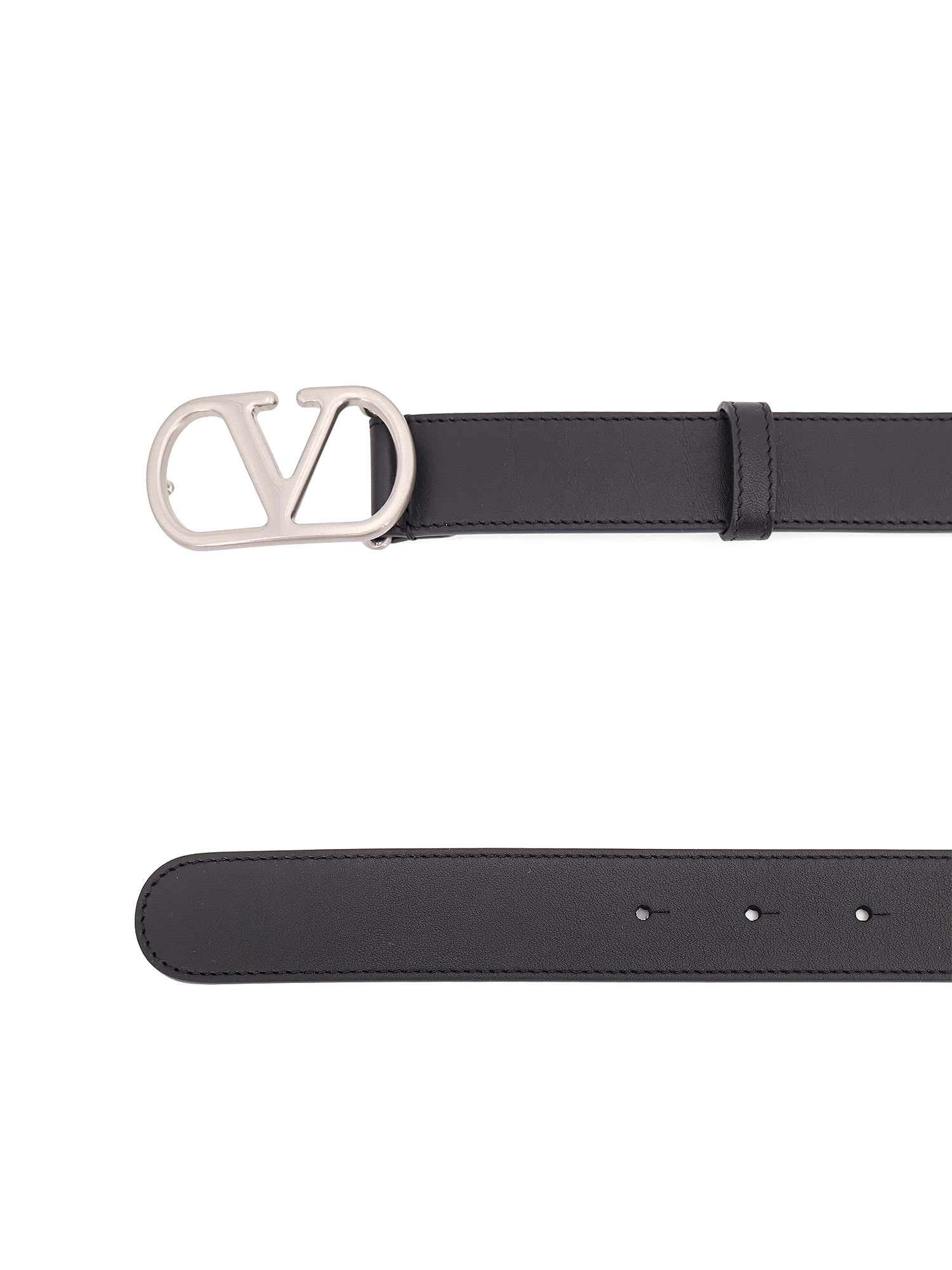 Shop Valentino Belt In Black