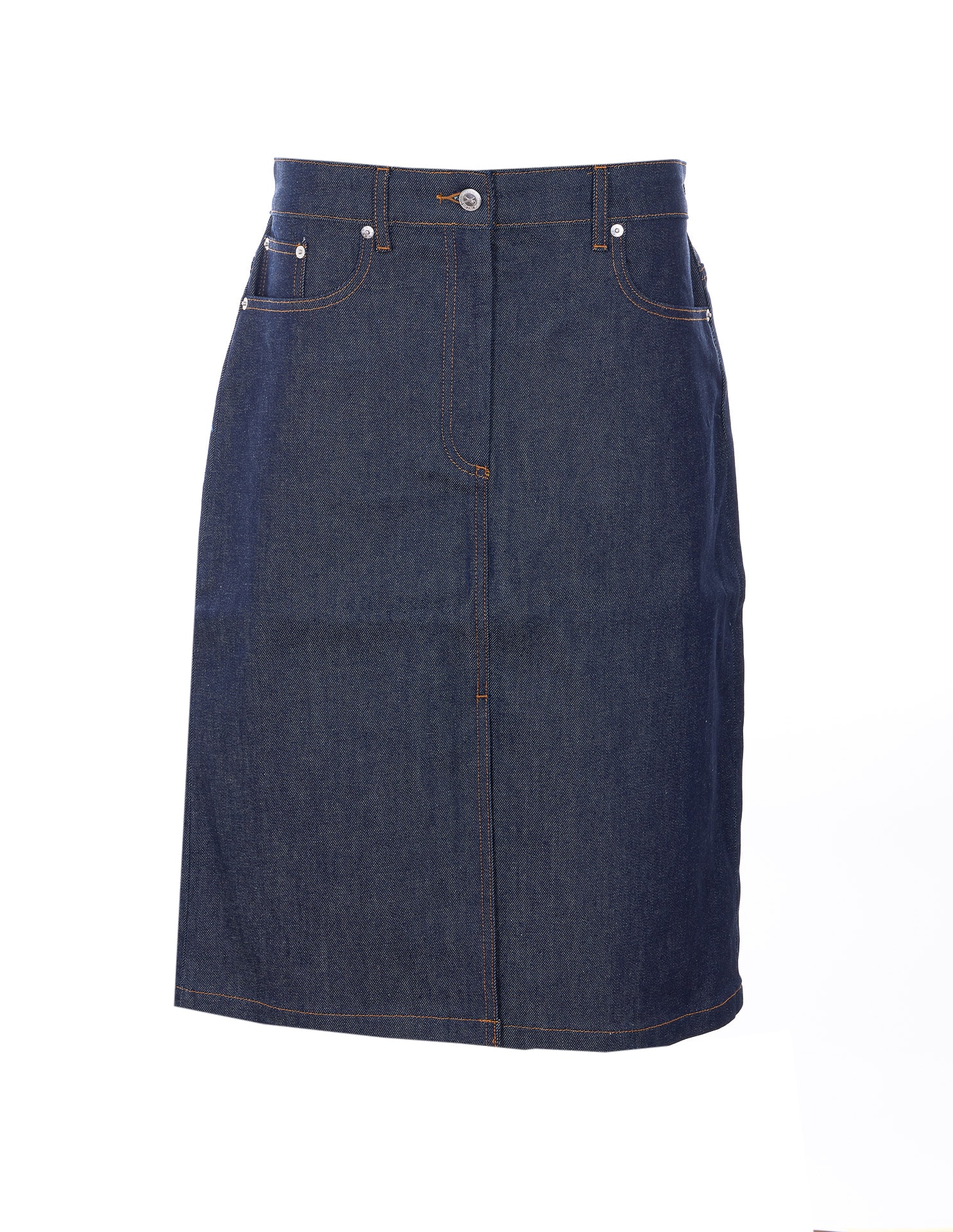 A. P.C. Denim Midi Skirt