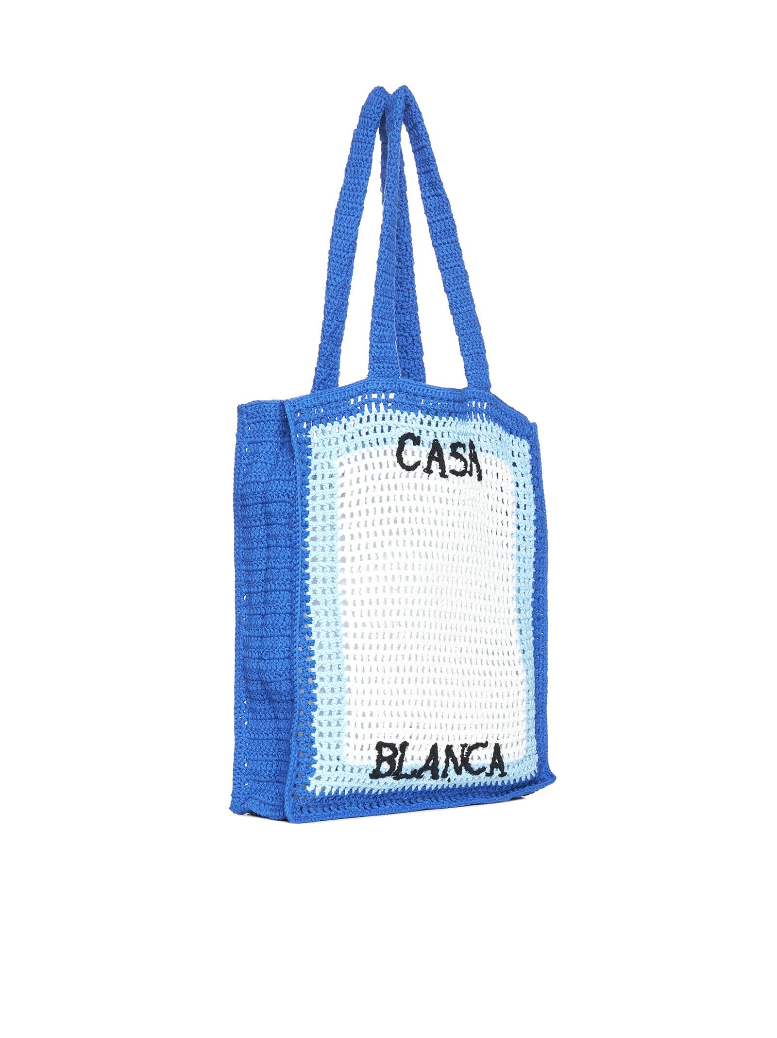 Casablanca Blue & White Atlantis Tote - Blue