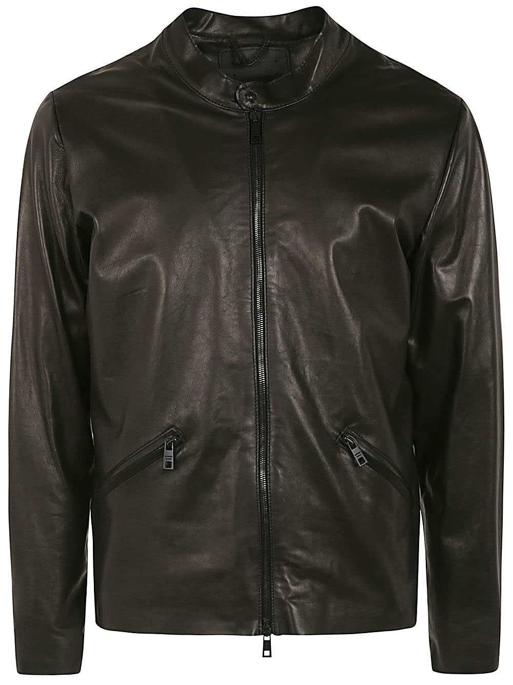 Shop Giorgio Brato Biker Jacket In Black