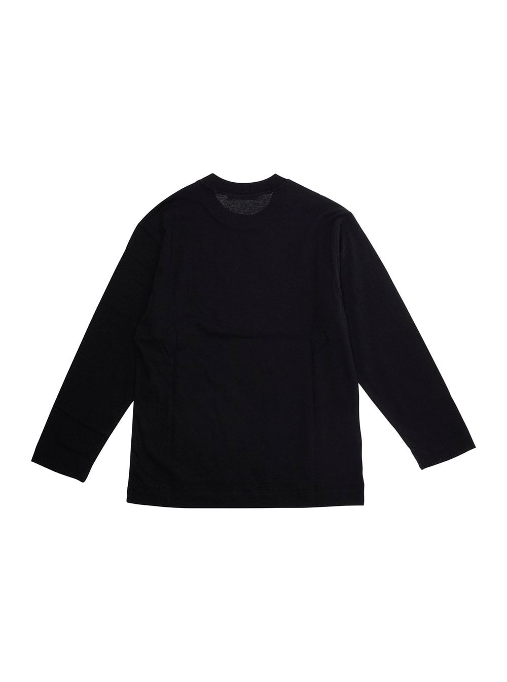 Marni Black Crew Neck Sweater With Logo Lettering On The Front In Cotton Boy In Black