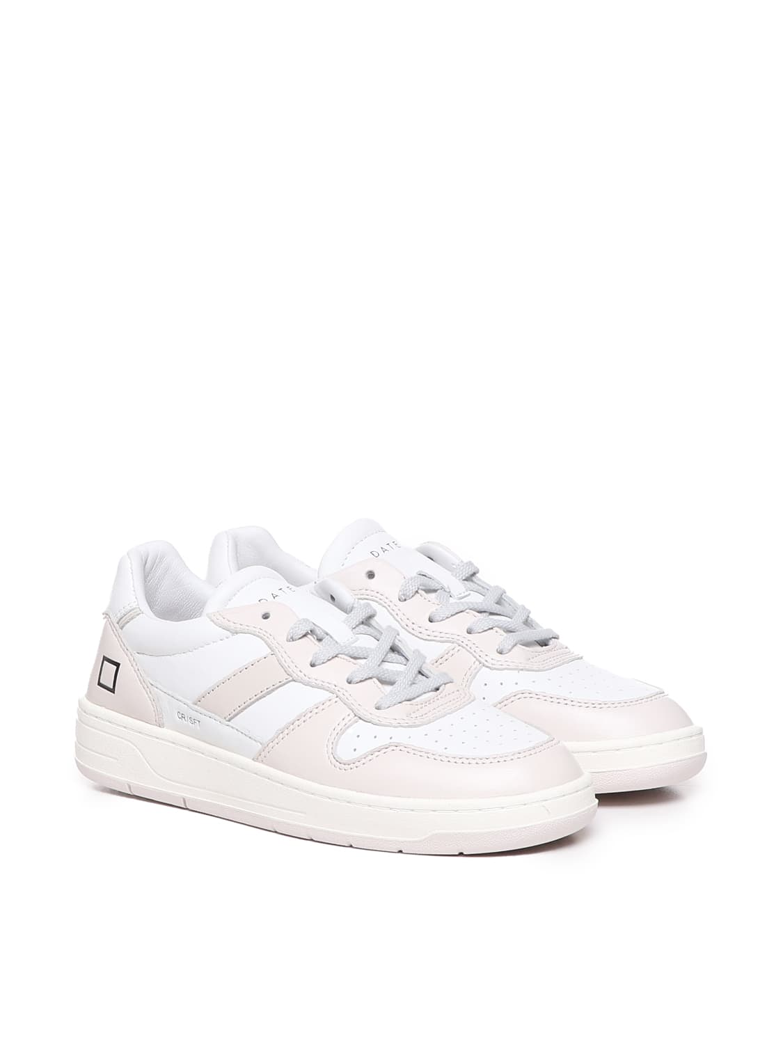 Shop Date Court 2.0 Soft Sneakers In White-pink