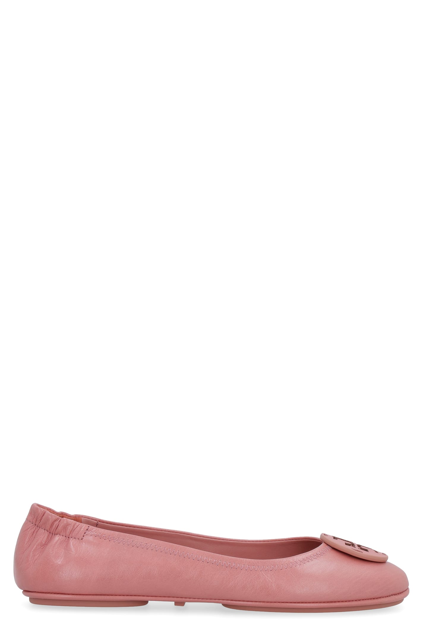Tory Burch Minnie Leather Ballet Flats