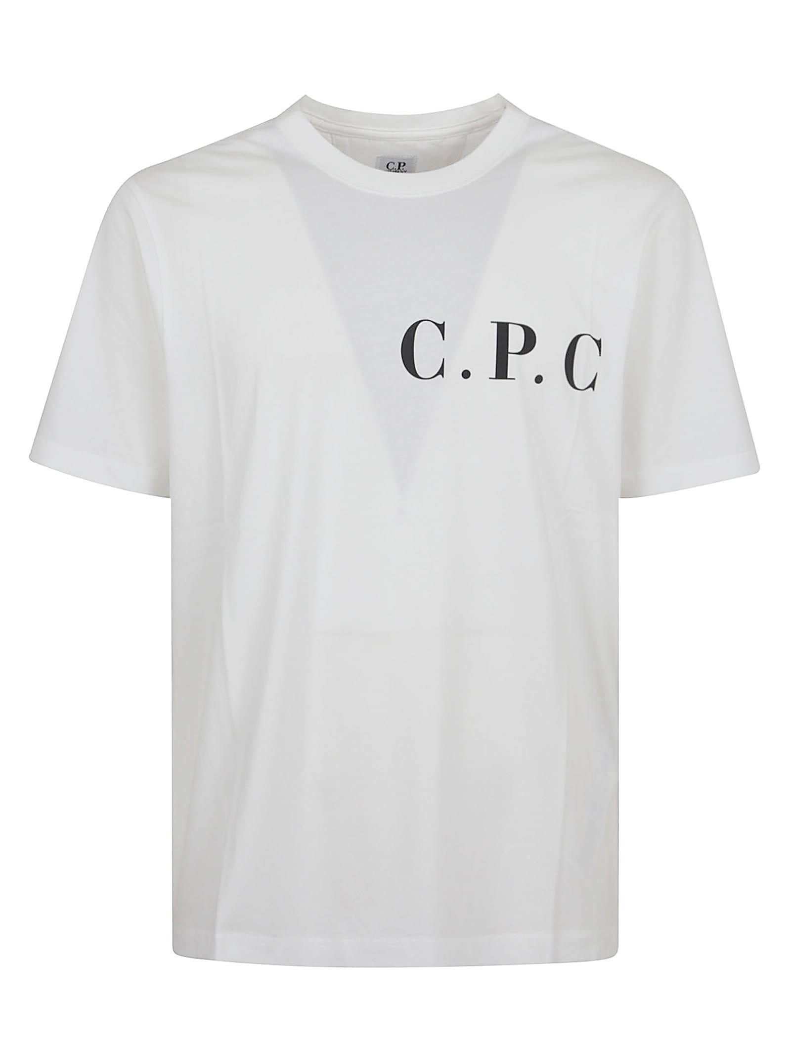 C. P. Company 30/1 Jersey Front-back Logo T-shirt