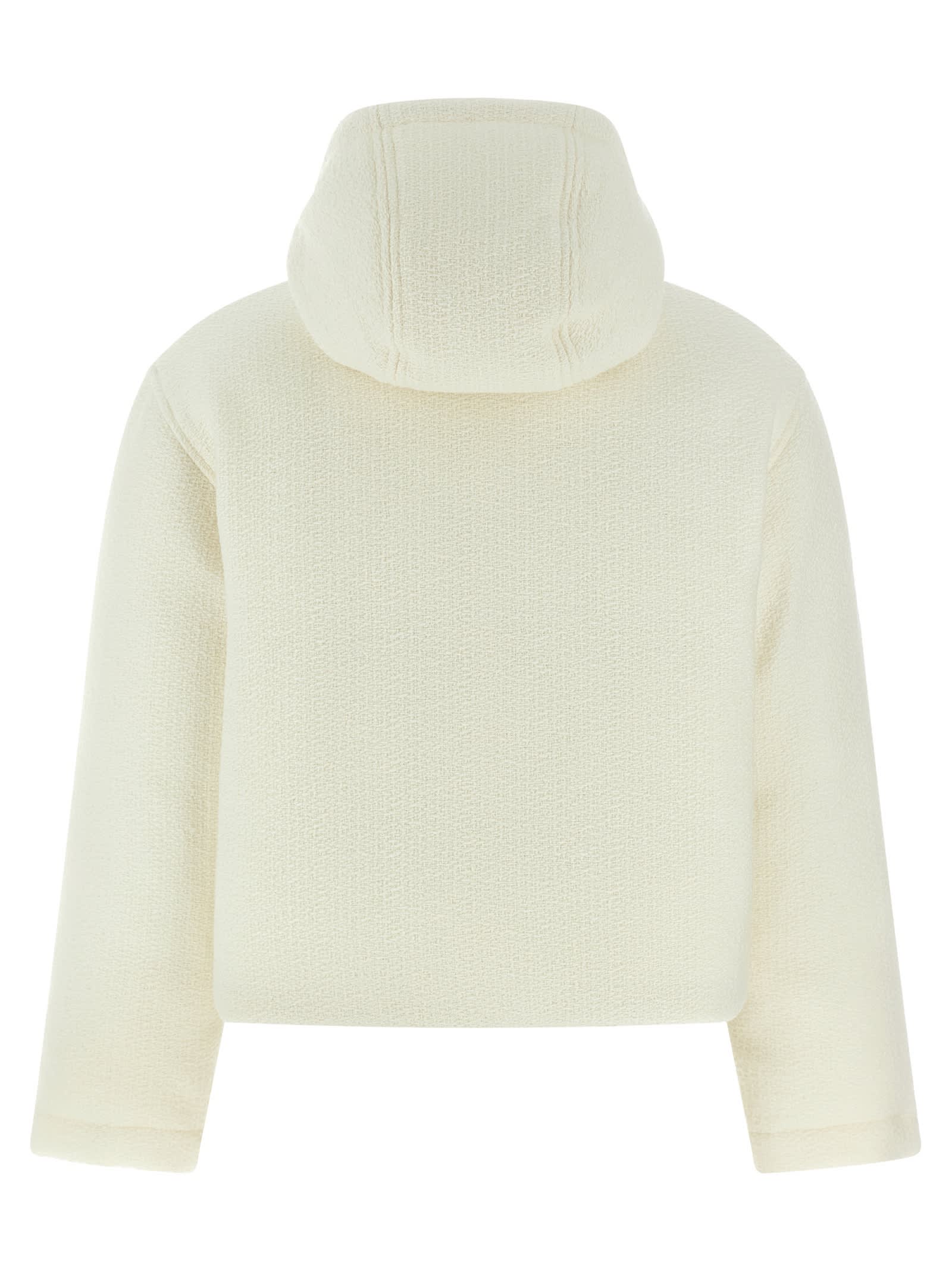 Gucci Bouclé Wool Jacket In Neutral