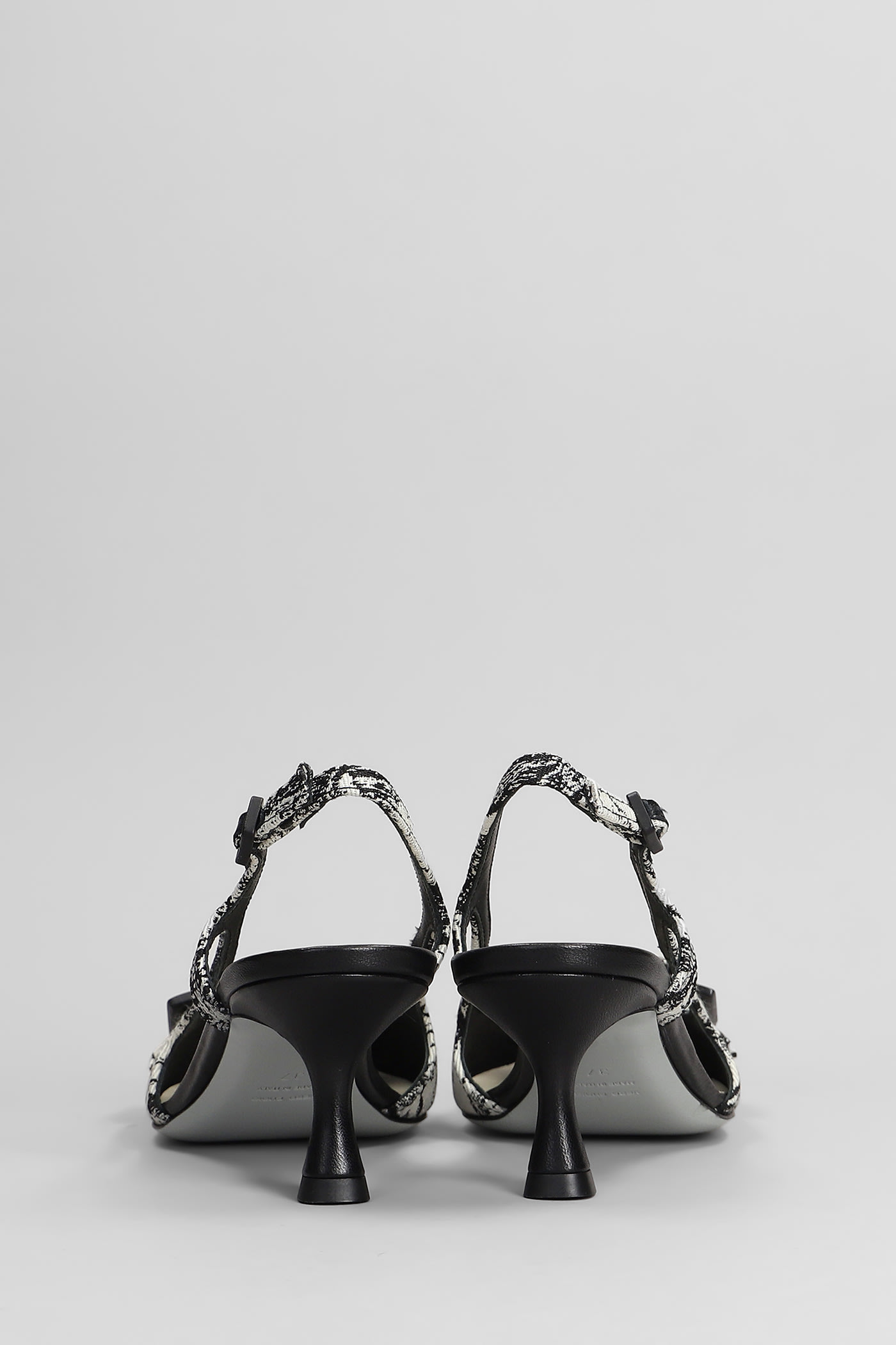 Shop Roberto Festa Atena Pumps In Black Fabric