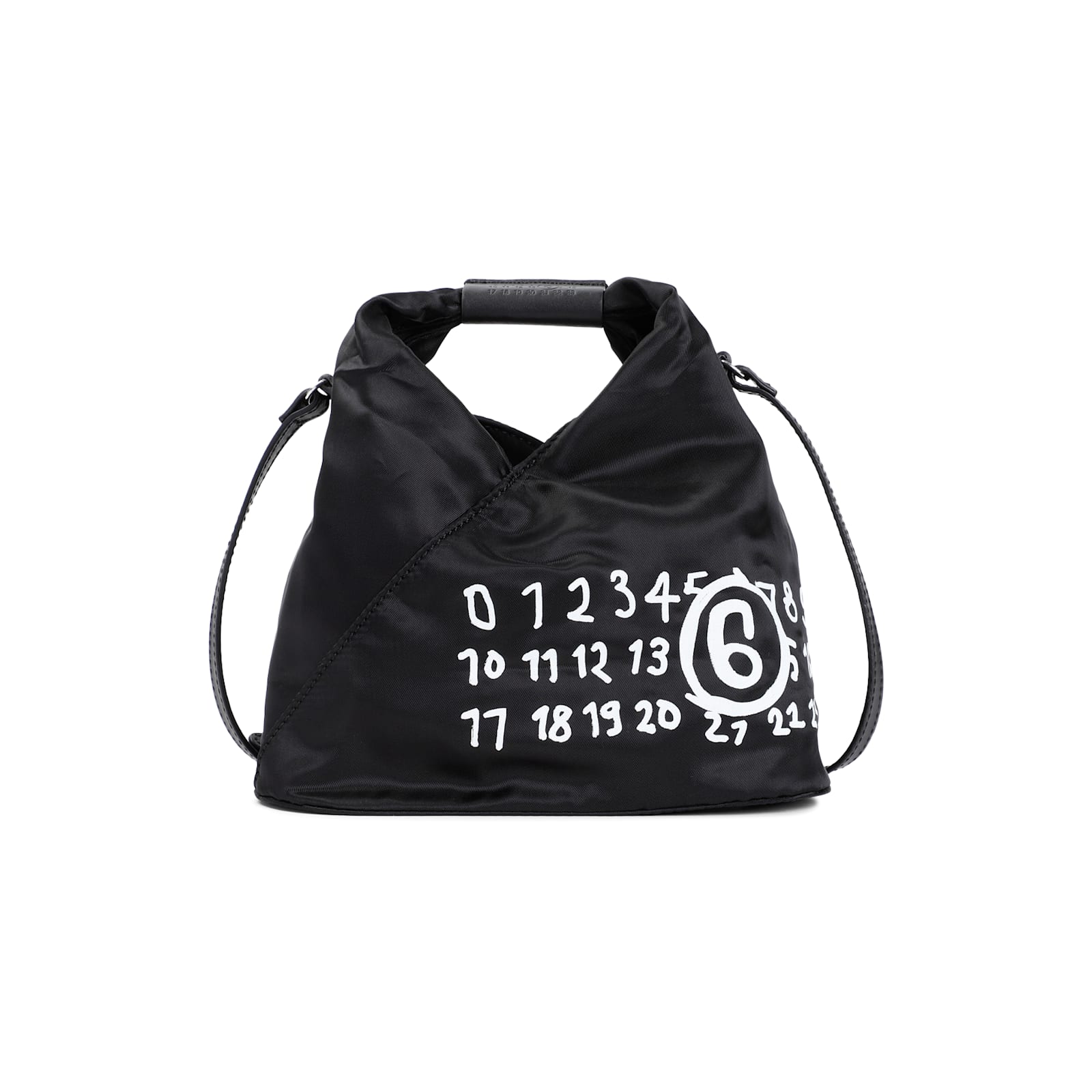 Shop Mm6 Maison Margiela Japanese Crossbody Bag In Black