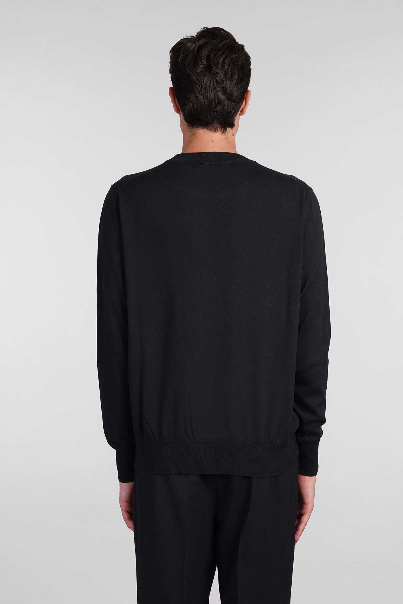 Shop Mauro Grifoni Knitwear In Black Cotton