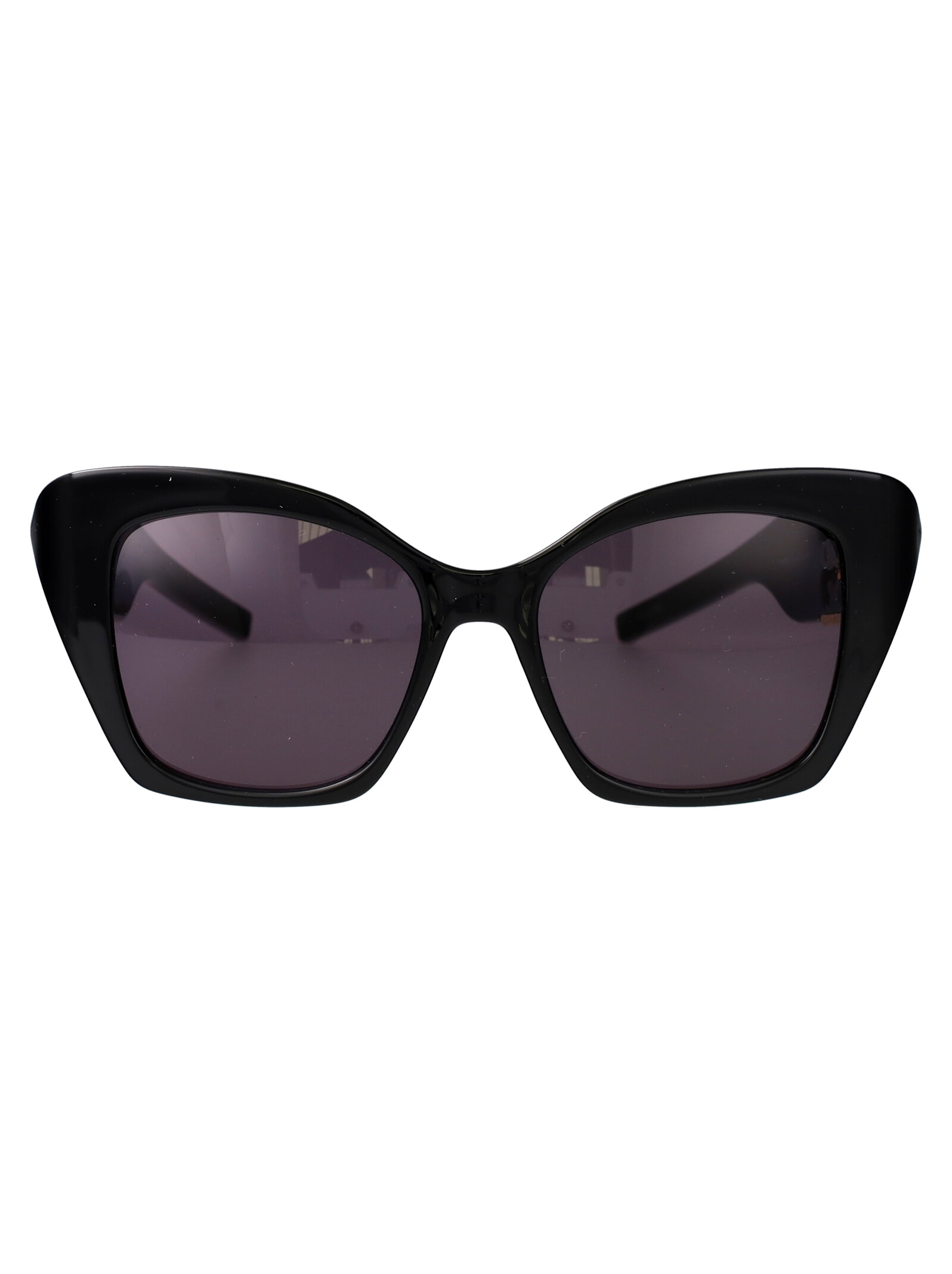 Shop Givenchy 4g Liquid Sunglasses In Black