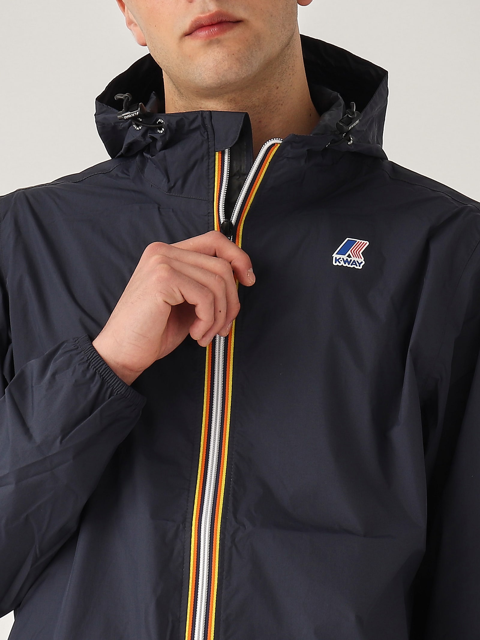 K-way Le Vrai 3.0 Claude Jacket In Blue
