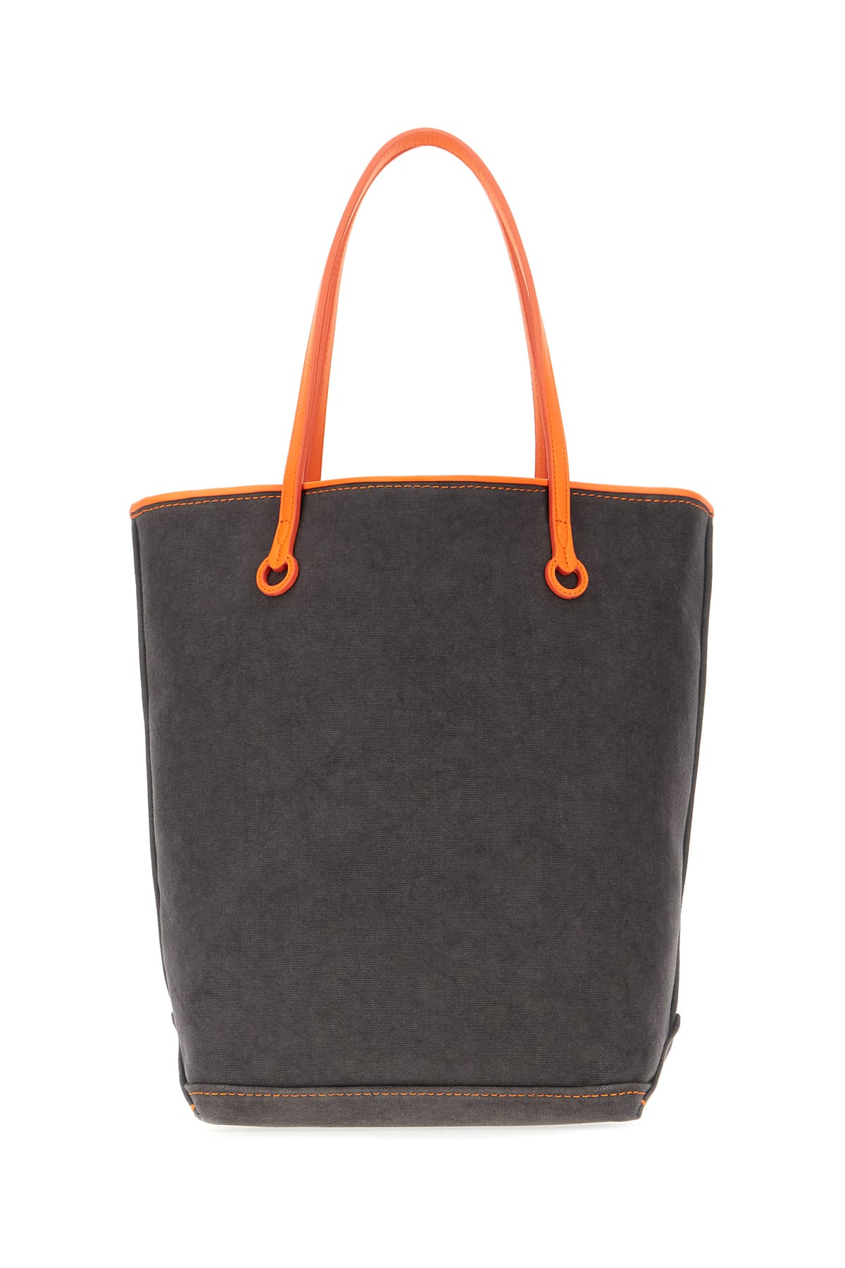 Shop Jw Anderson Graphite Canvas Tall Anchor Shopping Bag In 416