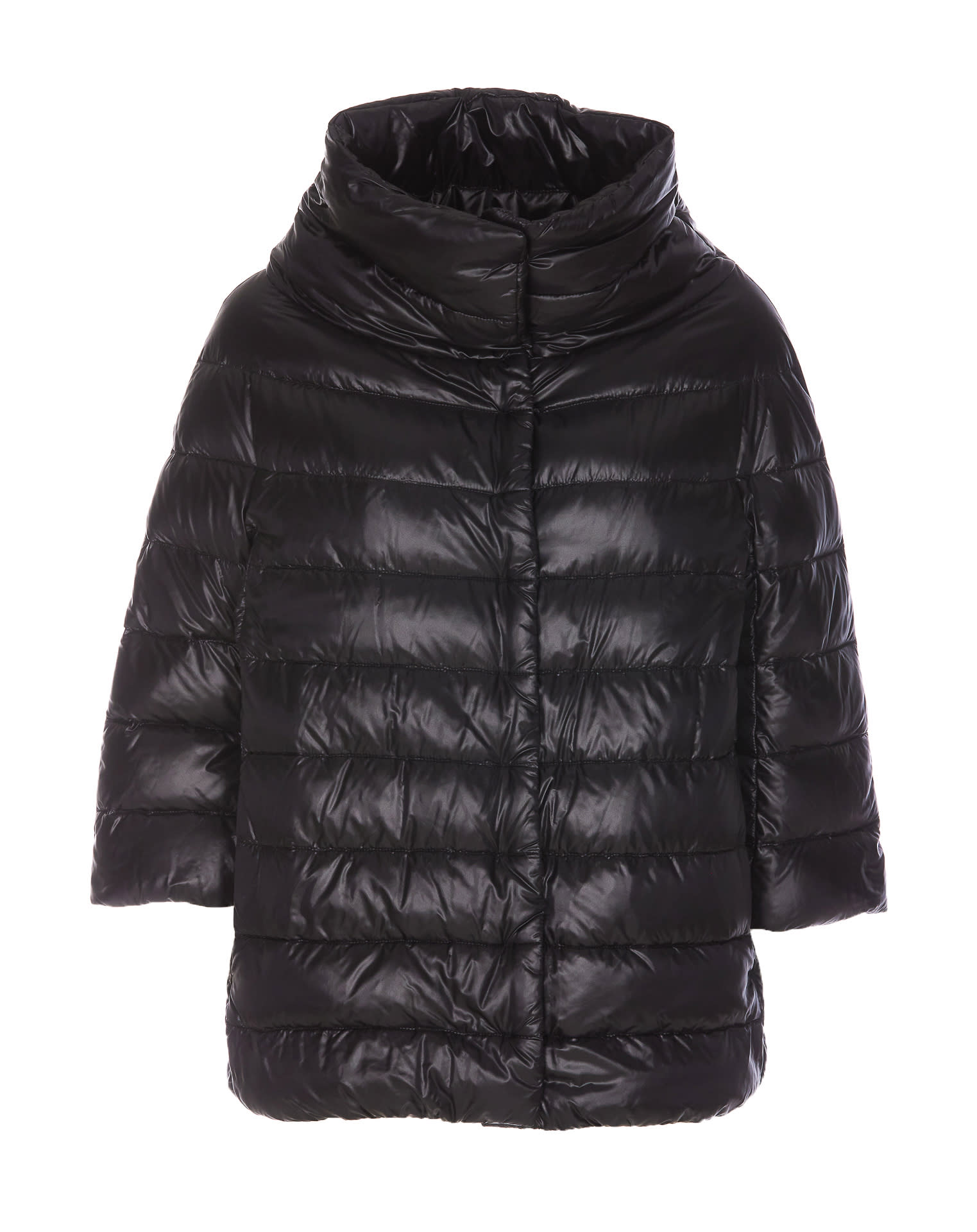 Herno Sofia Quilted Nylon Down Jacket In Black