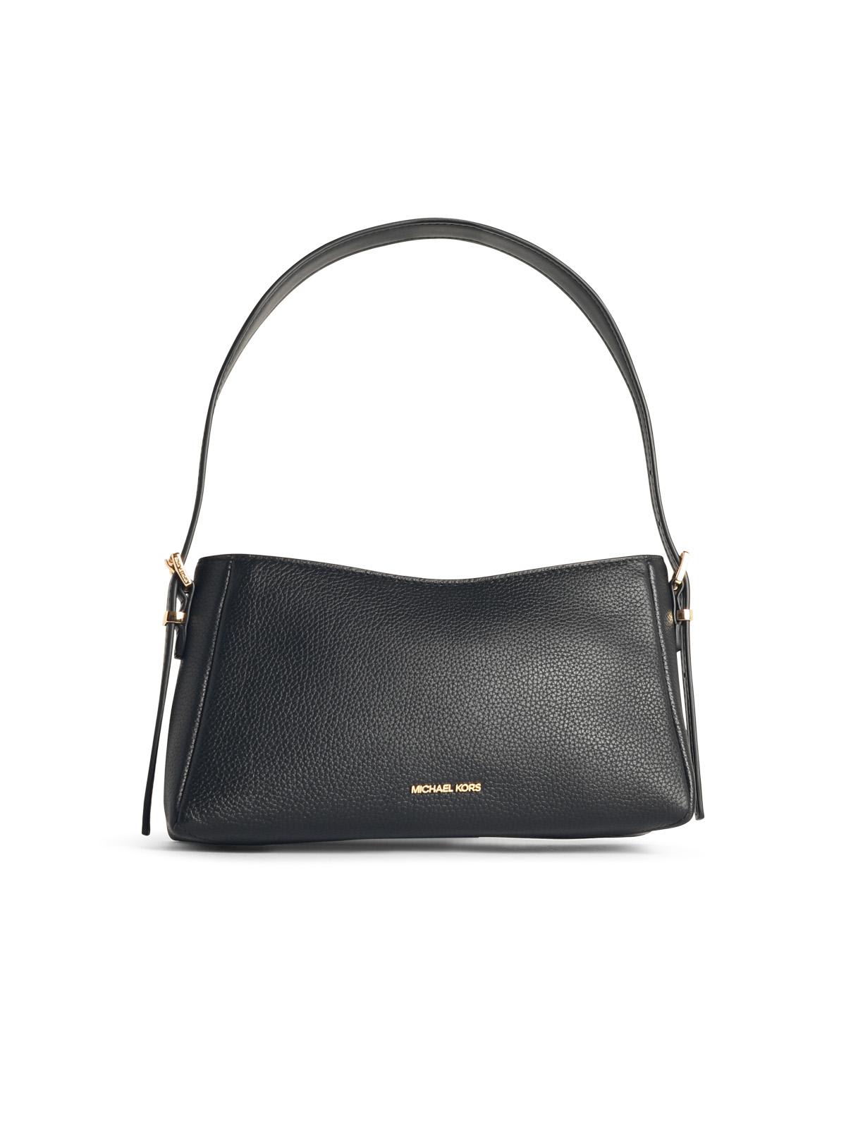 moore Black Leather Bag