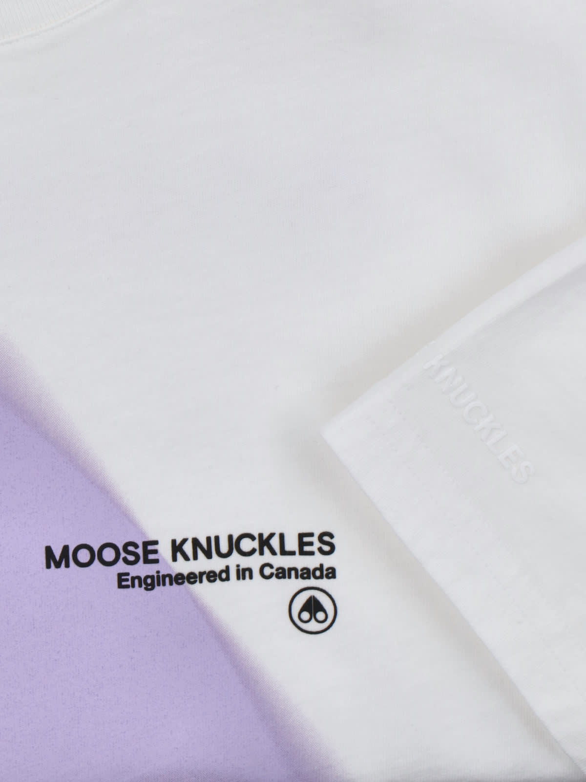 Shop Moose Knuckles Maxi Print T-shirt In White