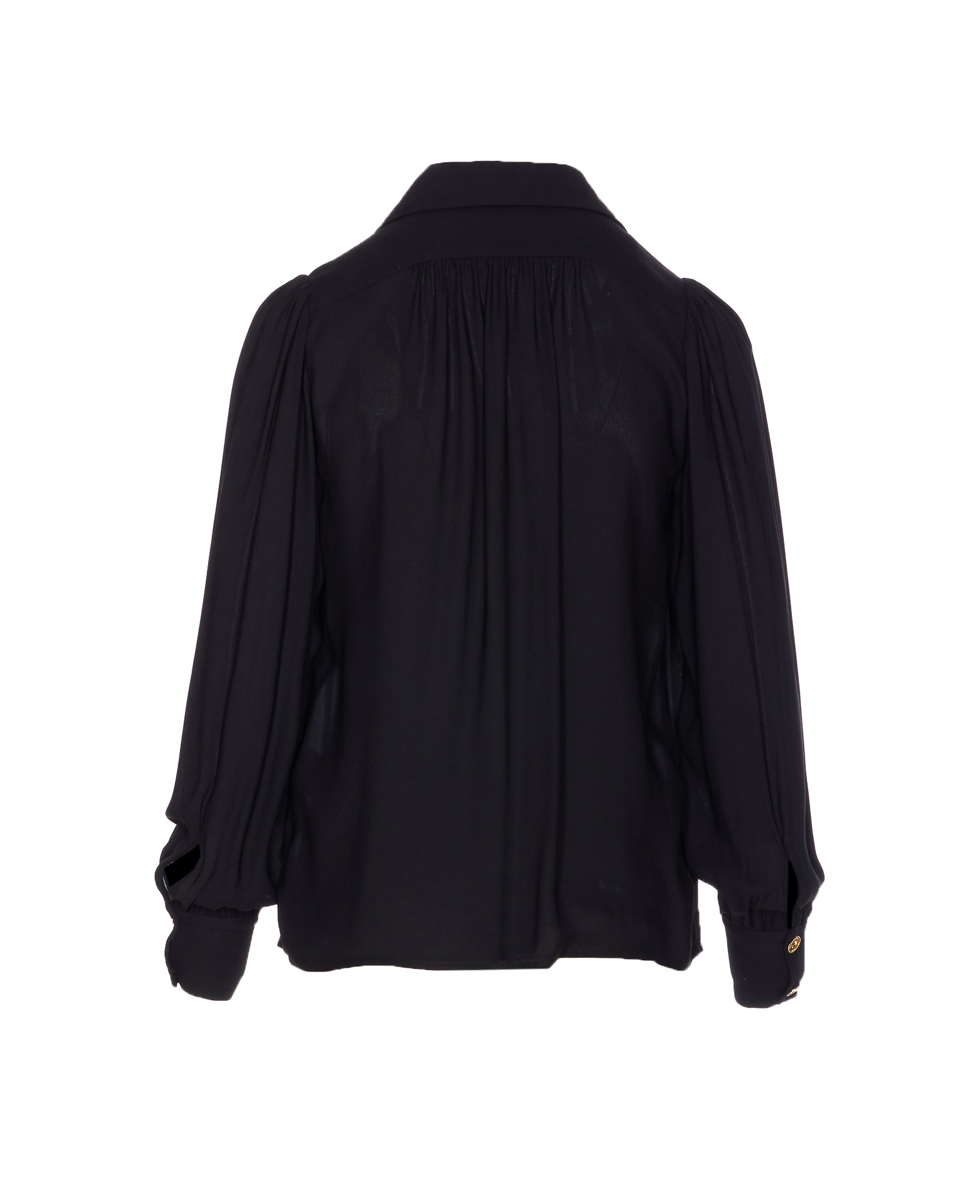 Elisabetta Franchi Chain-collar Blouse In Black