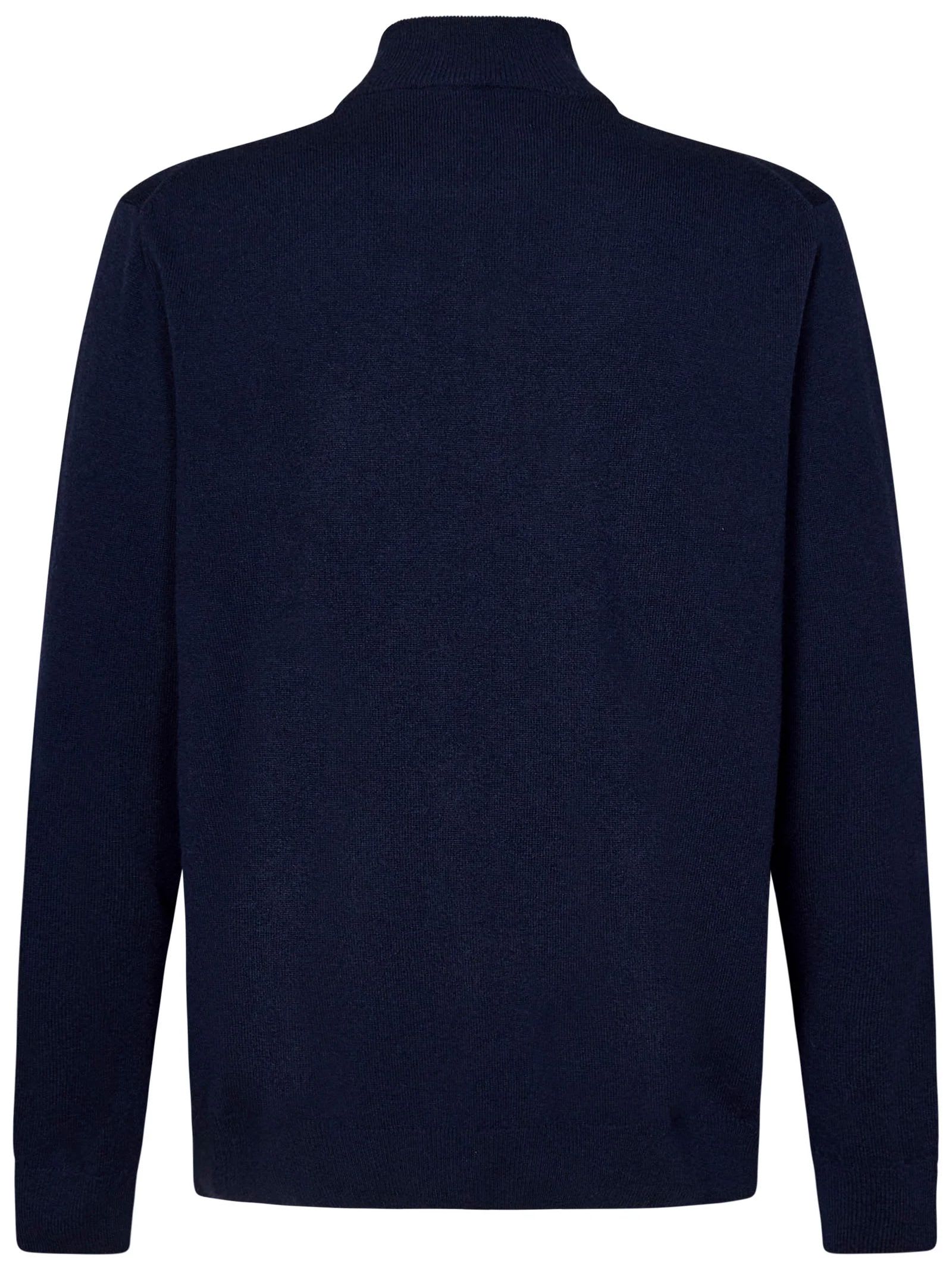 Shop Ralph Lauren Blue Wool Sweater