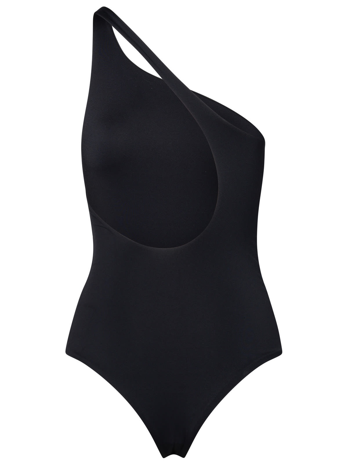 Shop Off-white Black Polyamide Swimsuit In Nero