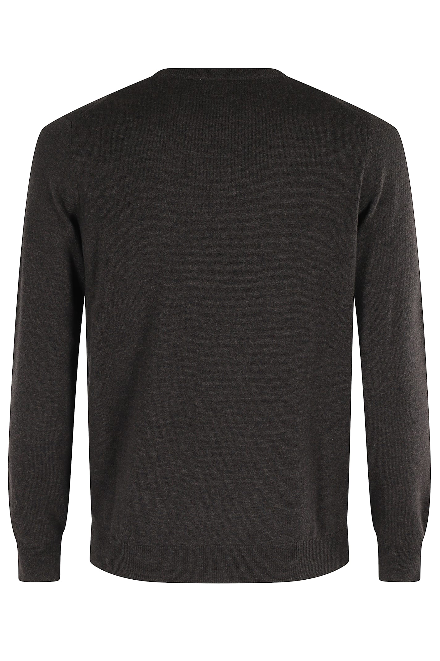 Kangra Cashmere Round-neck Cashmere Sweater In Gray