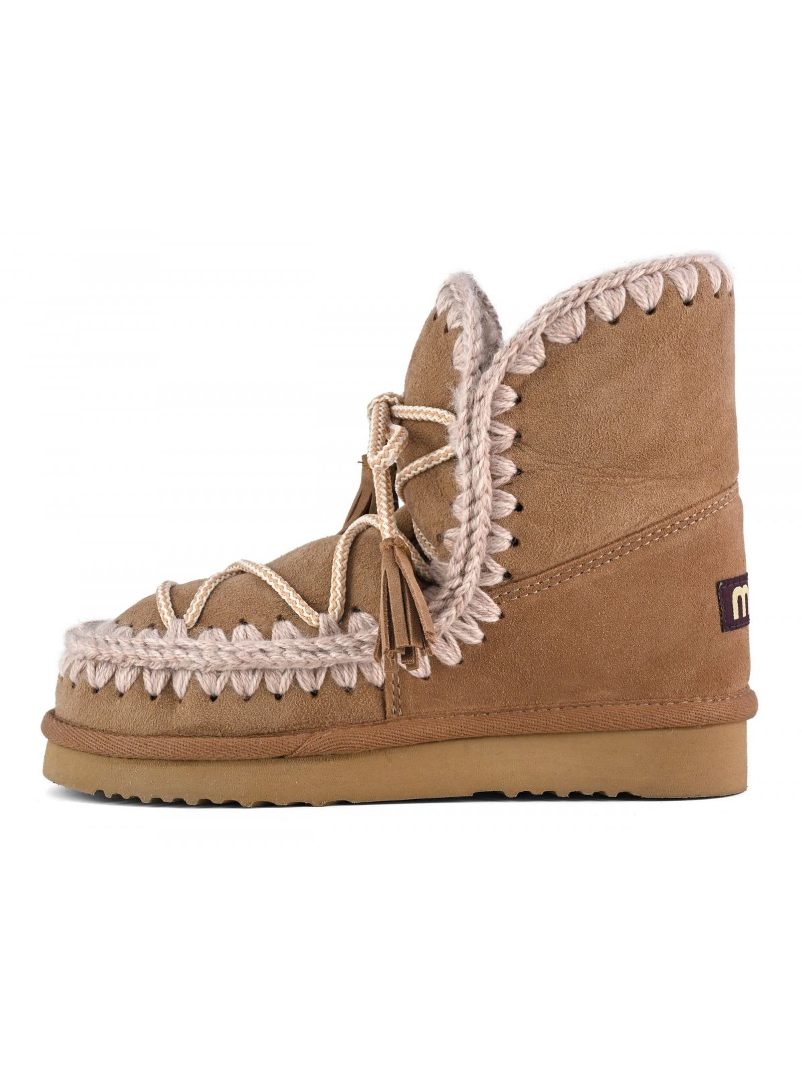 Shop Mou Pink Brown Eskimo 18 Scoubidoo Lace