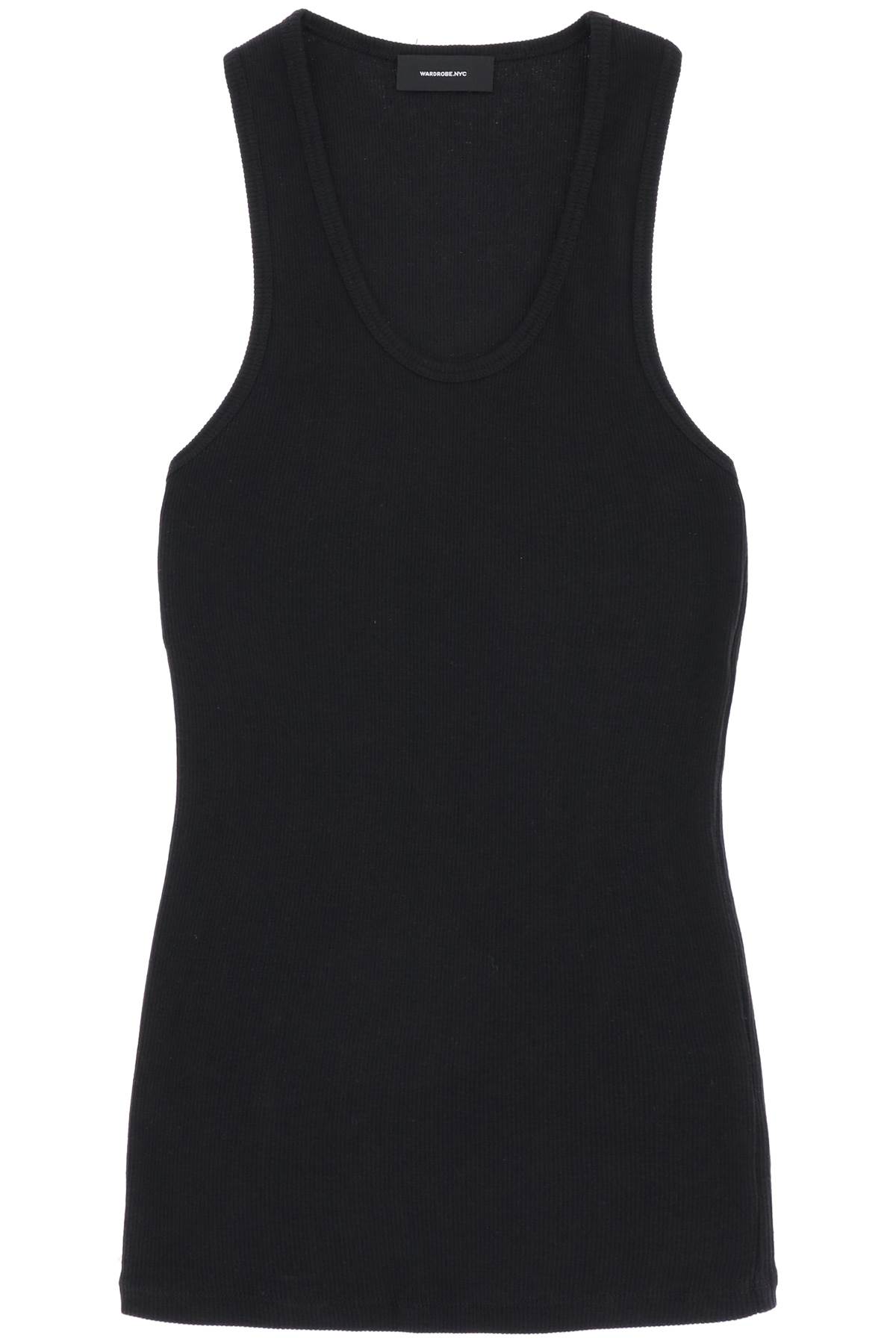 WARDROBE. NYC Ribbed Sleeveless Top With