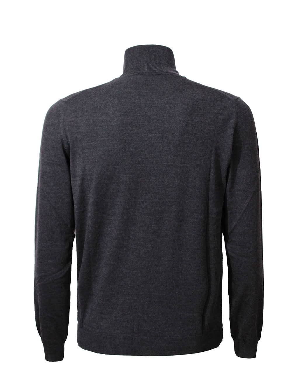 Shop Zanone Turtleneck  In Anthracite