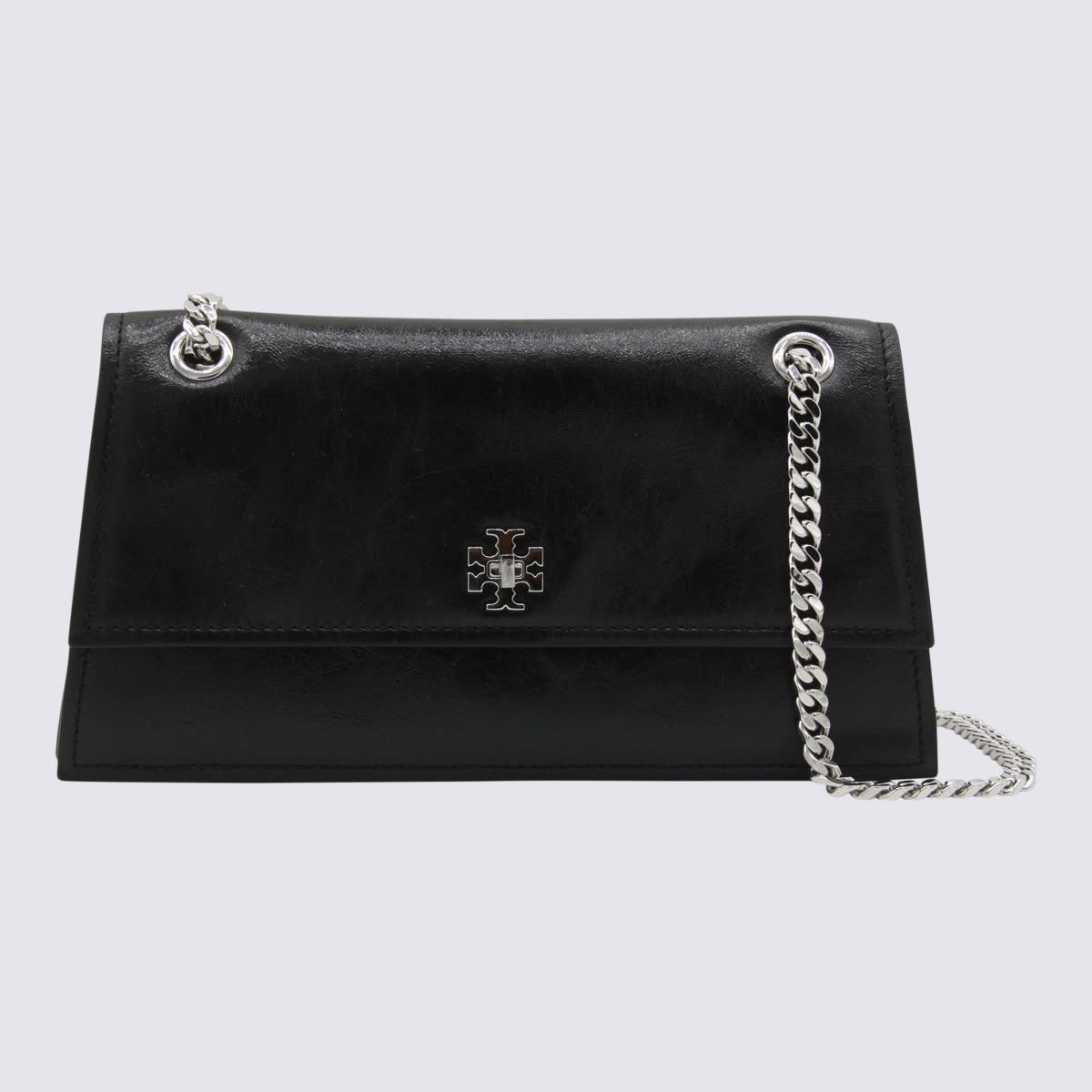 Tory Burch Black Leather Shoulder Bag