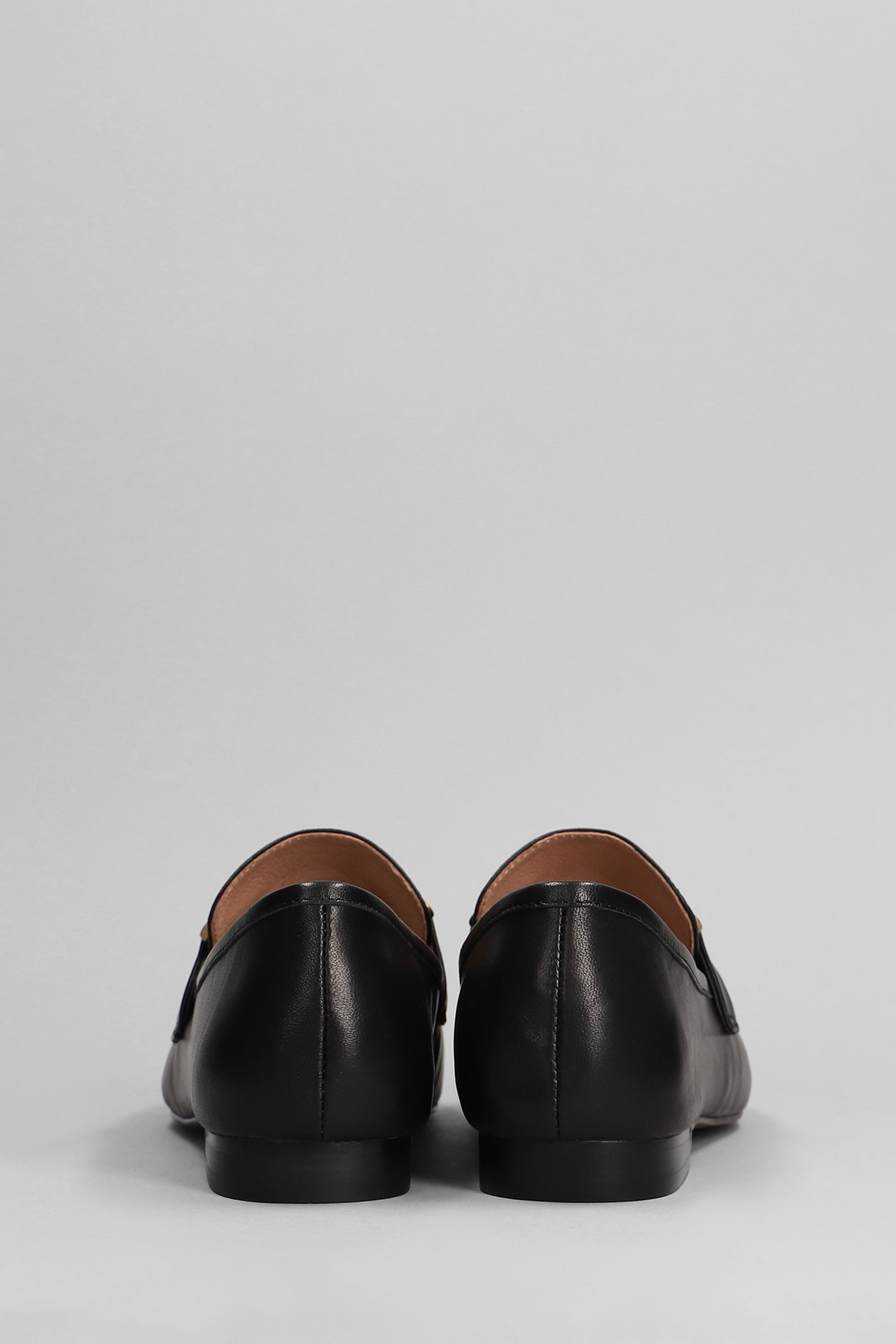 Shop Bibi Lou Zagreb Ii Loafers In Black Leather