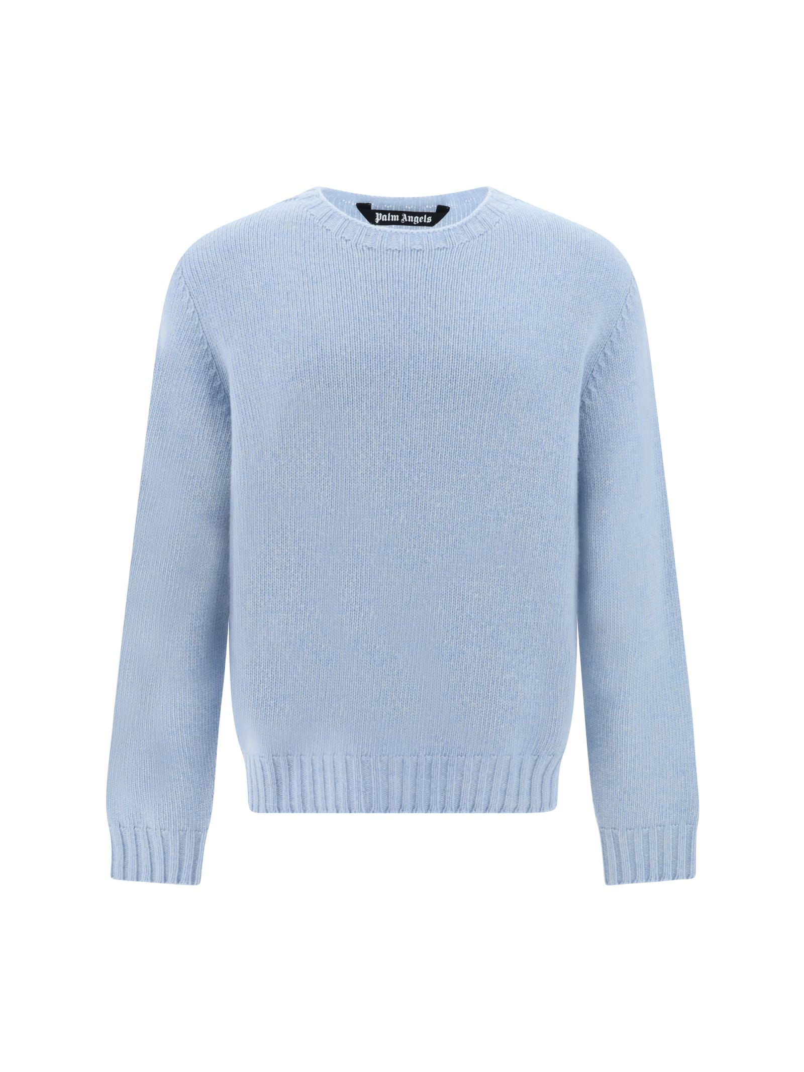 Shop Palm Angels Sweater In Gnawed Blue