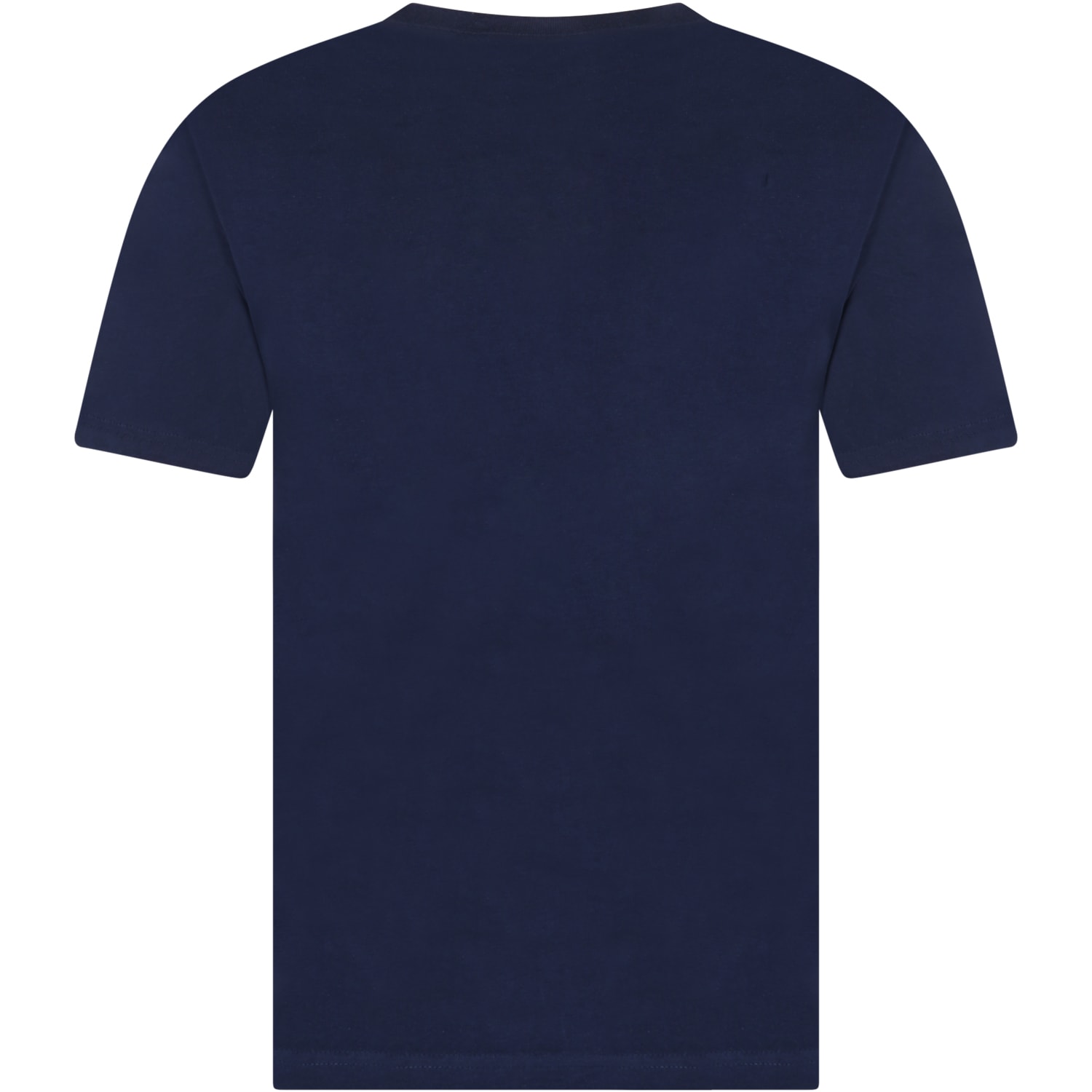 Shop Ralph Lauren Blue T-shirt For Boy With Pony Logo
