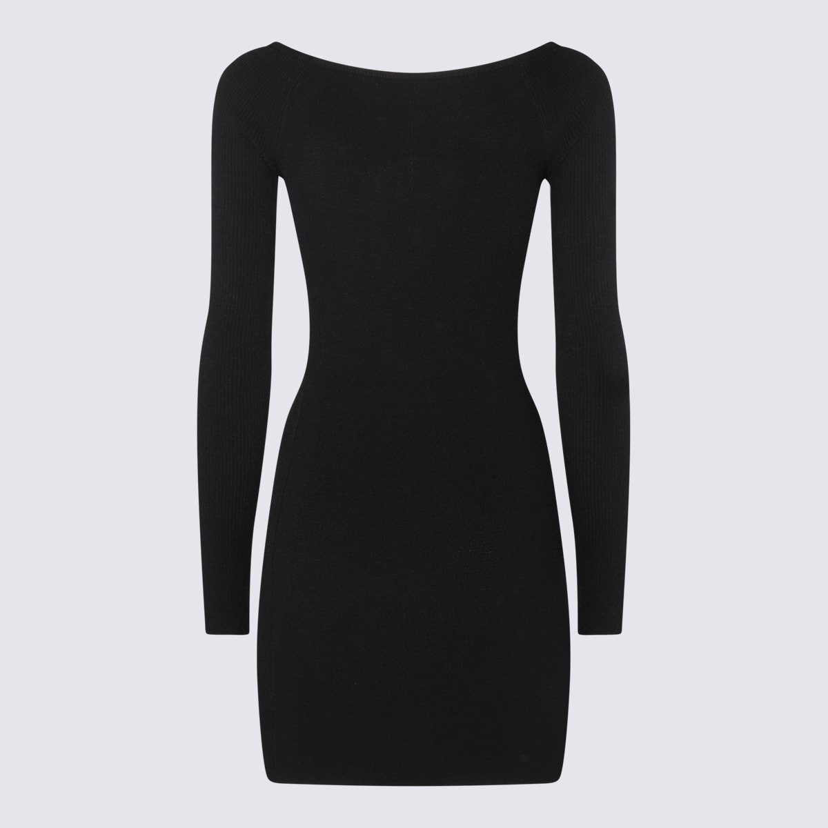 Shop Diesel Black Viscose Dress