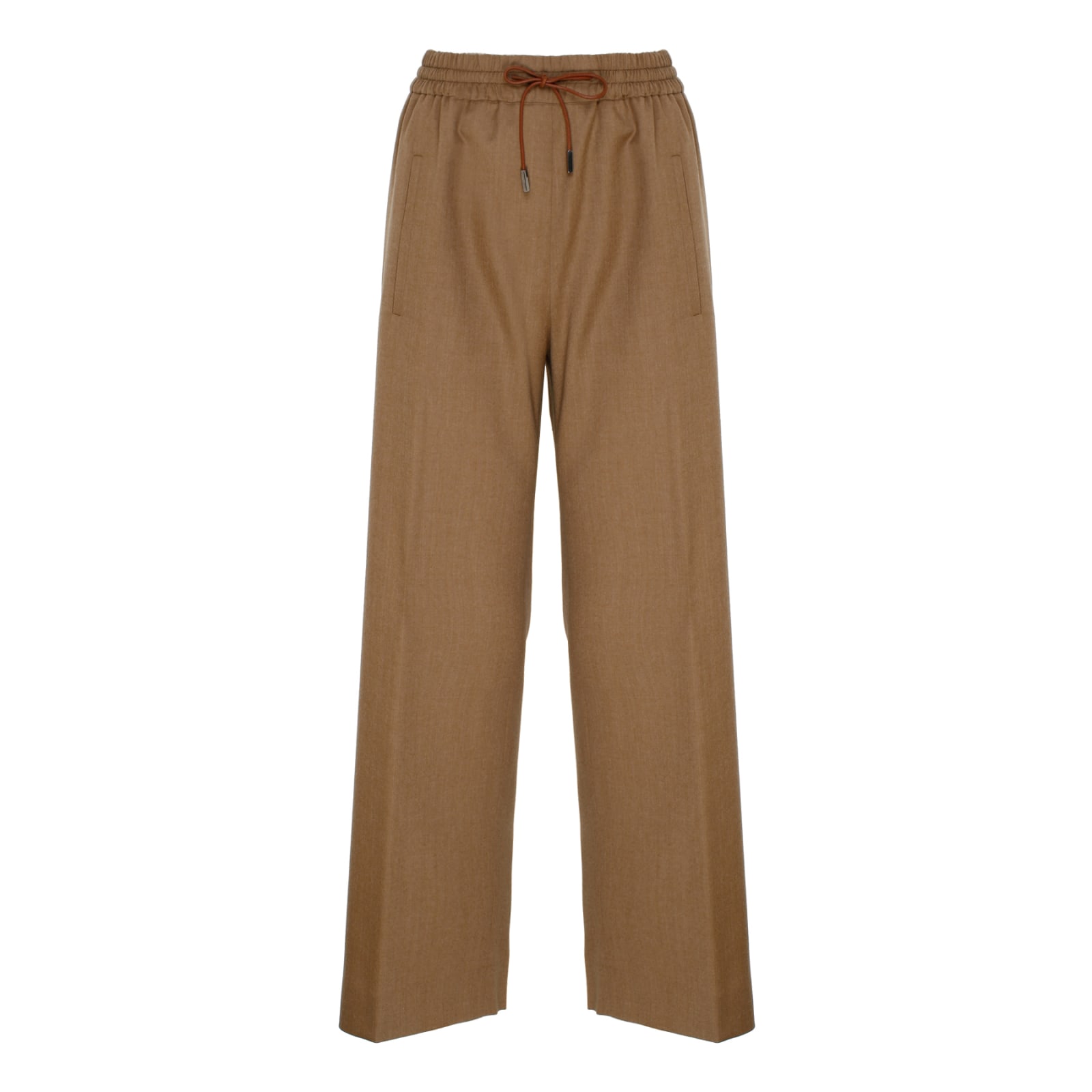 QL2 Brown Wool Tilde Pants