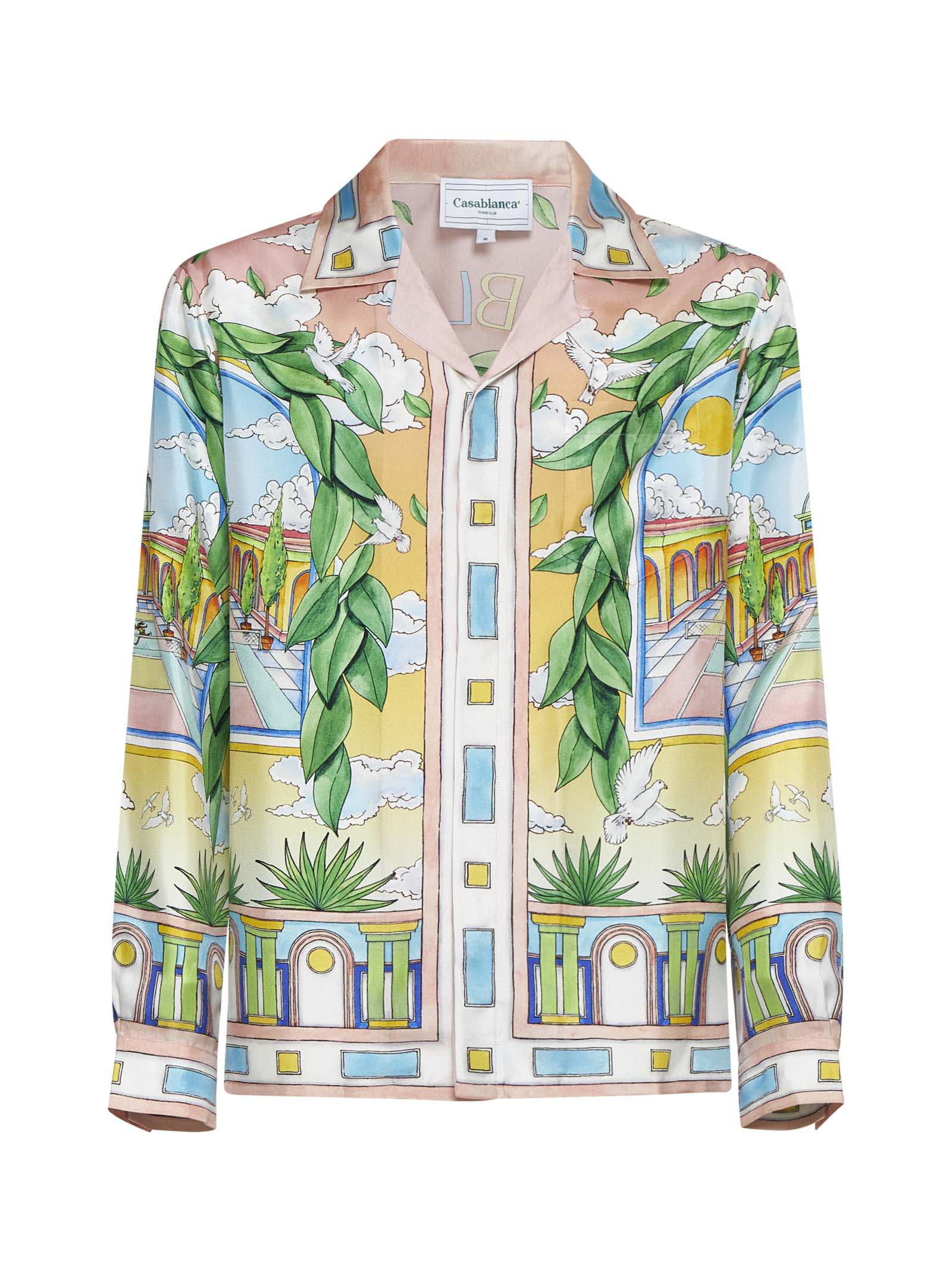 Shop Casablanca Shirt In Paysage Ideal