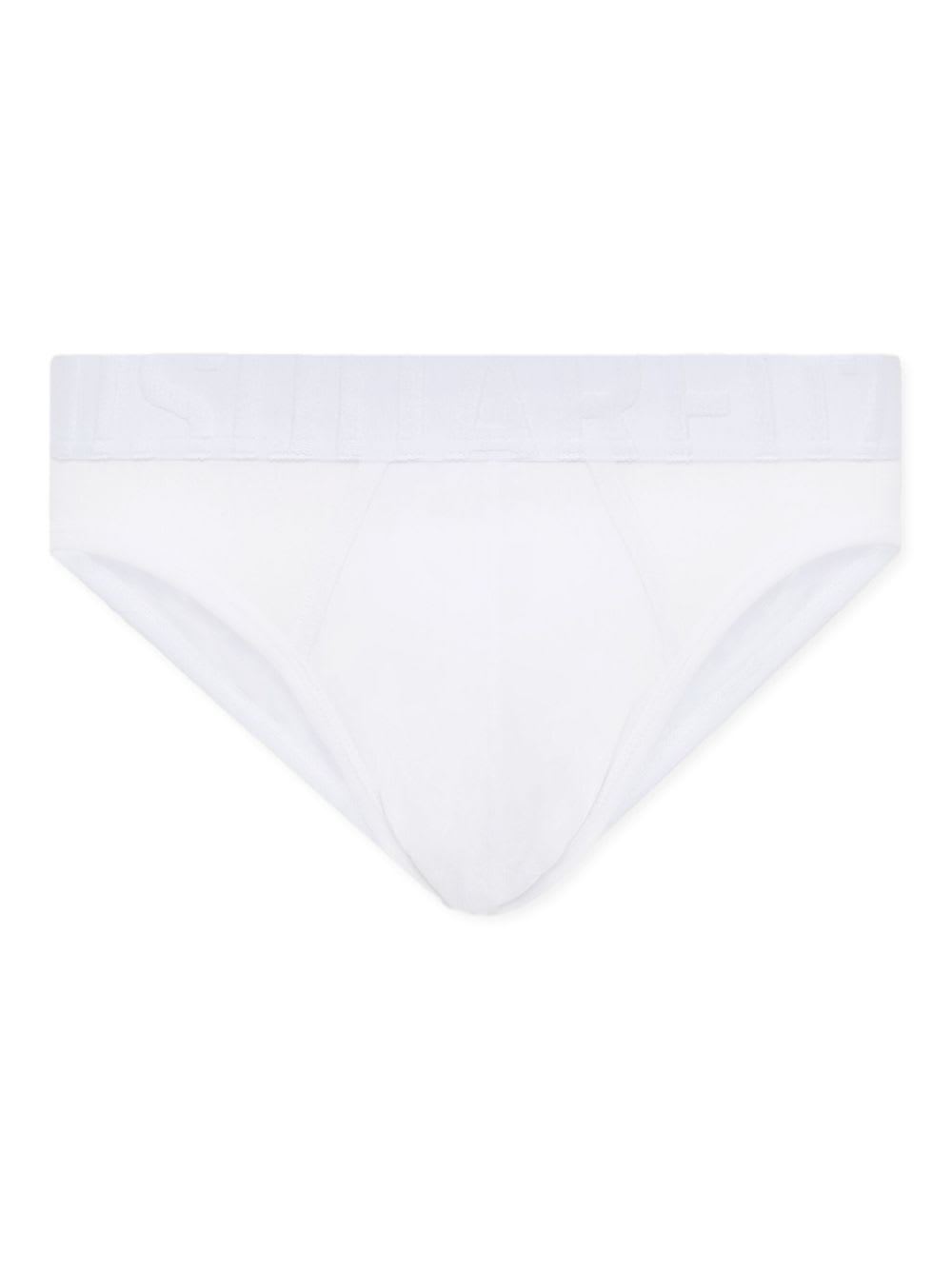 Dsquared2 Dsquared White Jersey Briefs In White
