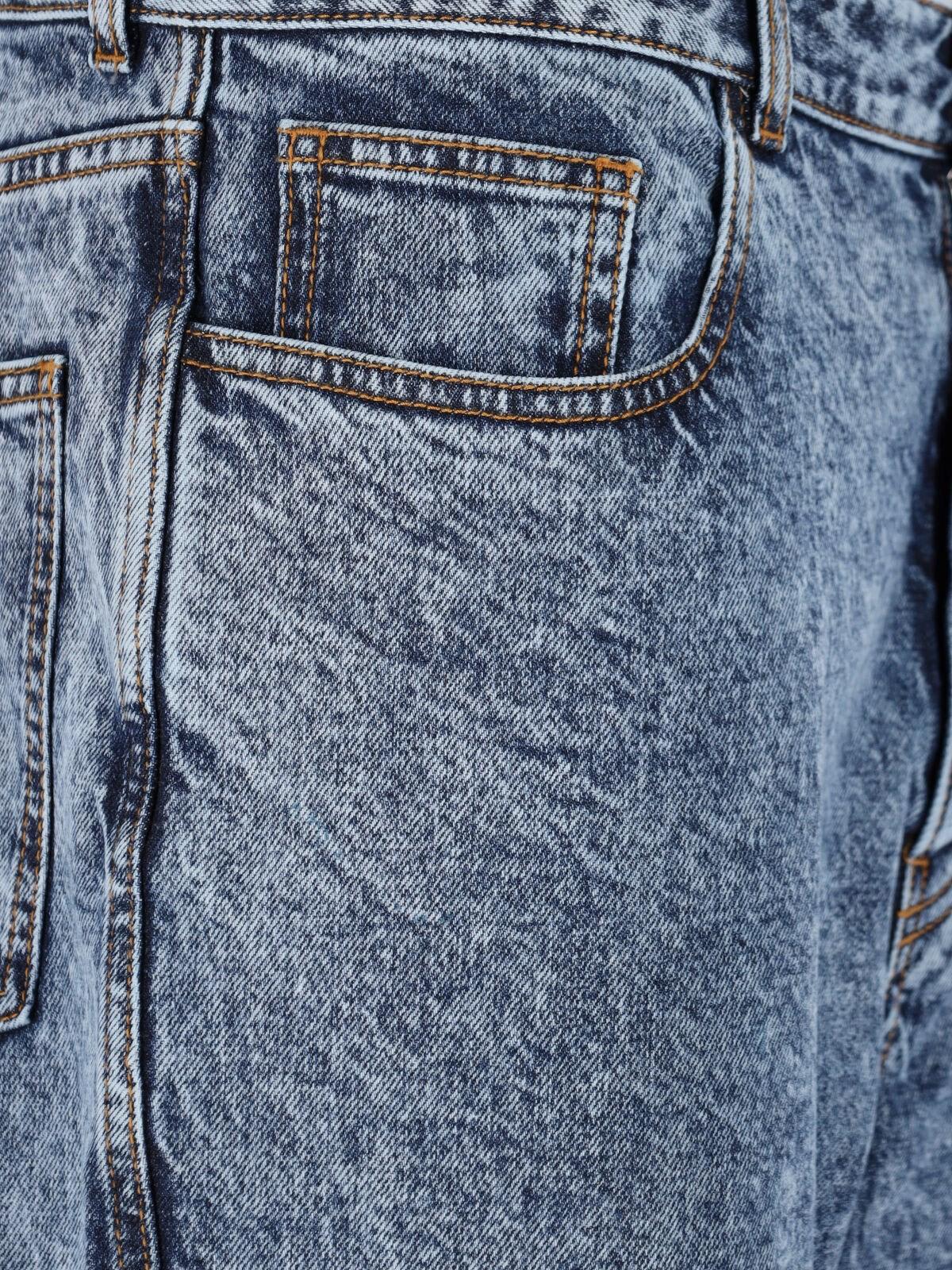 Alaïa Twisted Pants In Bleu Neige