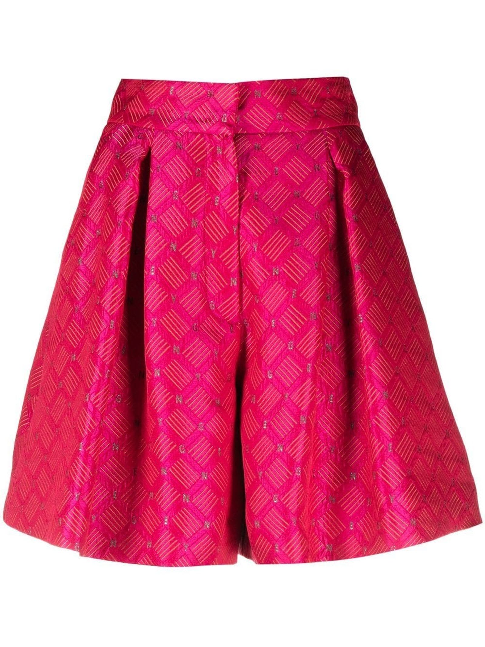 GENNY JACQUARD TAILORED SHORTS