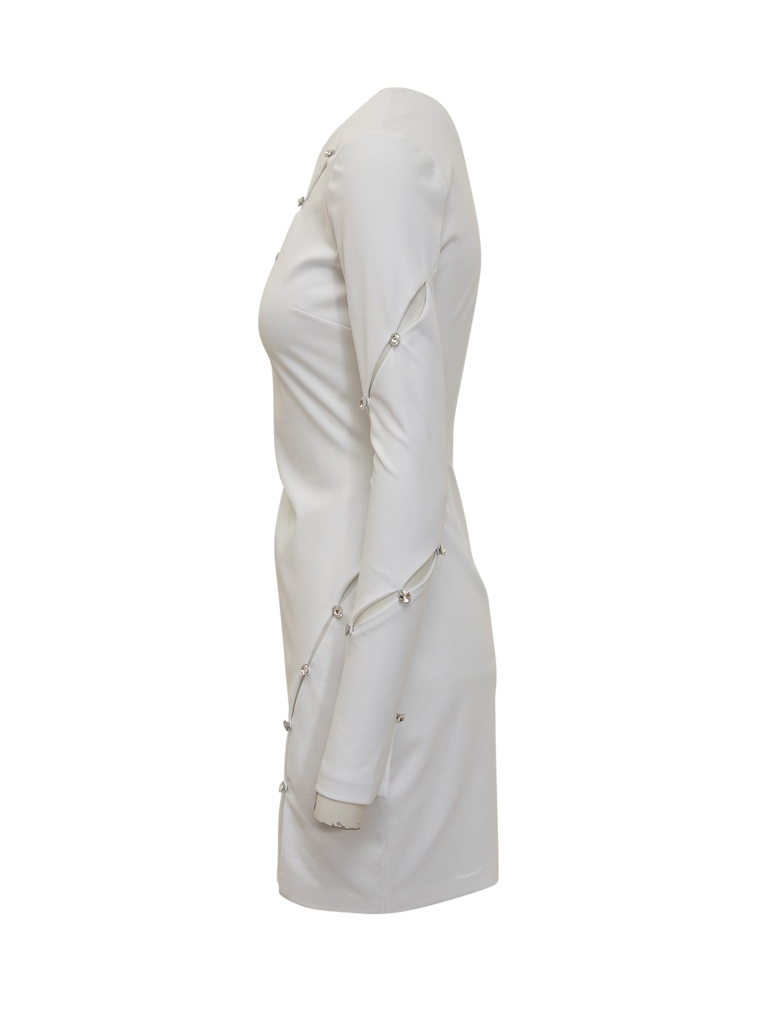 Shop Chiara Ferragni Hole 926 Dress In White