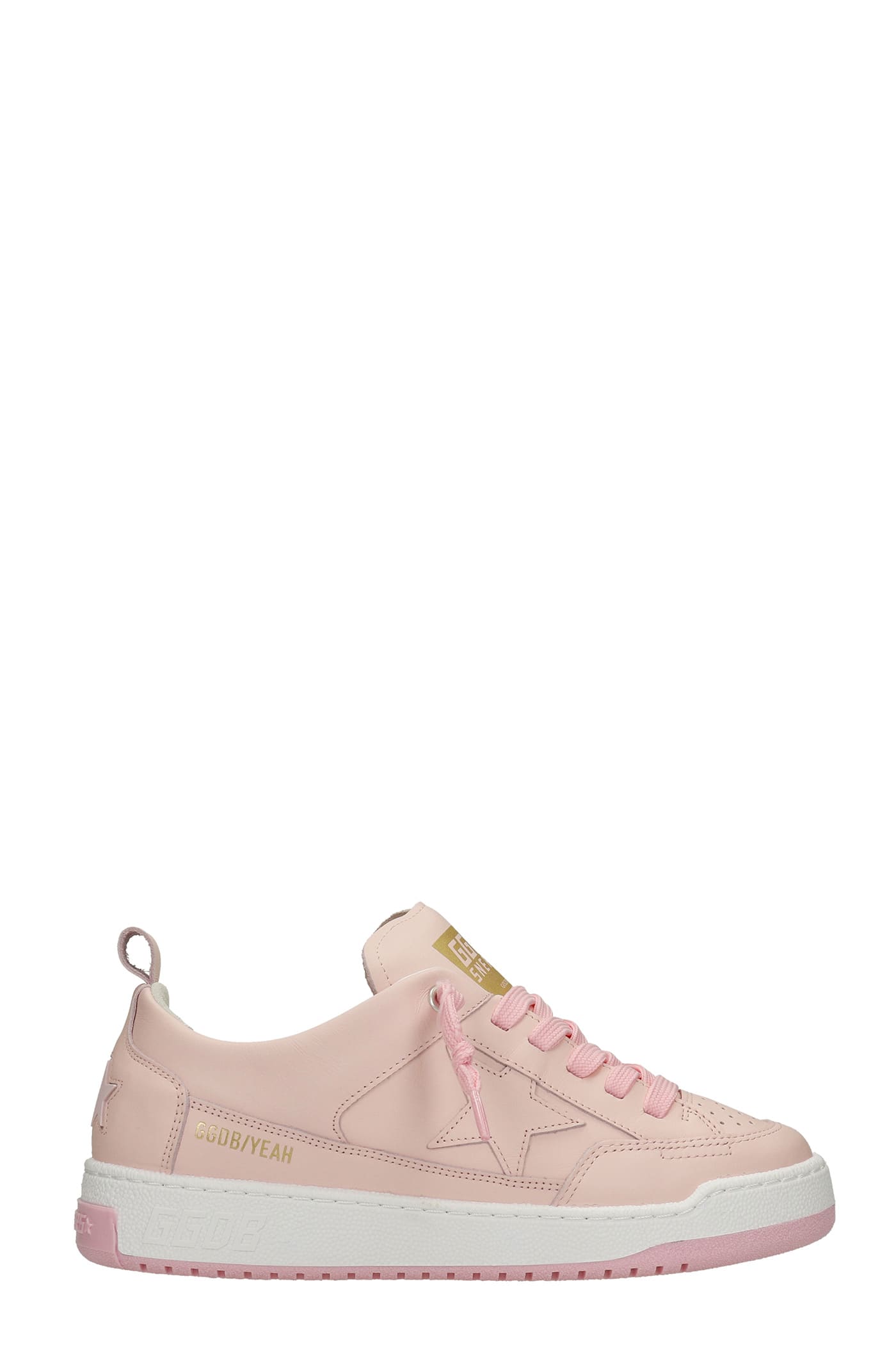 Golden Goose Yeah Sneakers In Rose-pink Leather