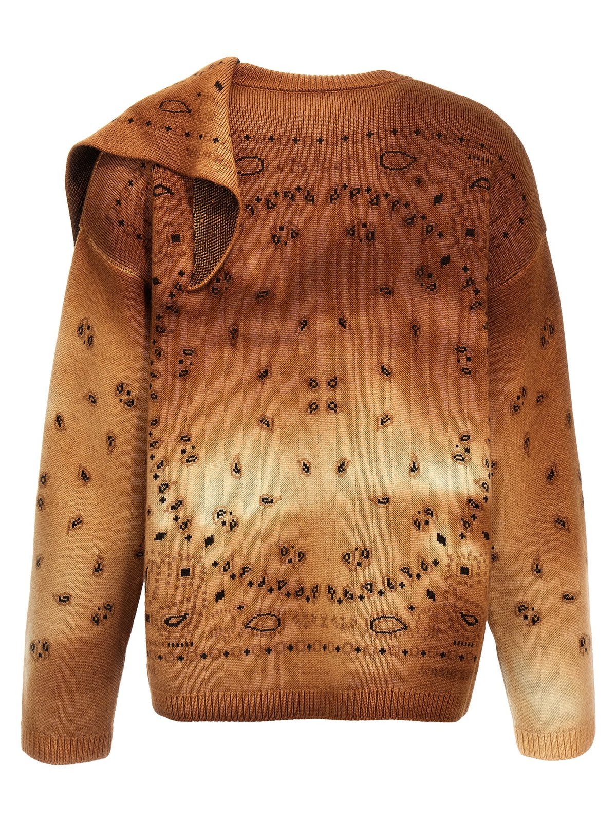 Shop Alanui Hues Of The Desert Knit Jumper In Brown