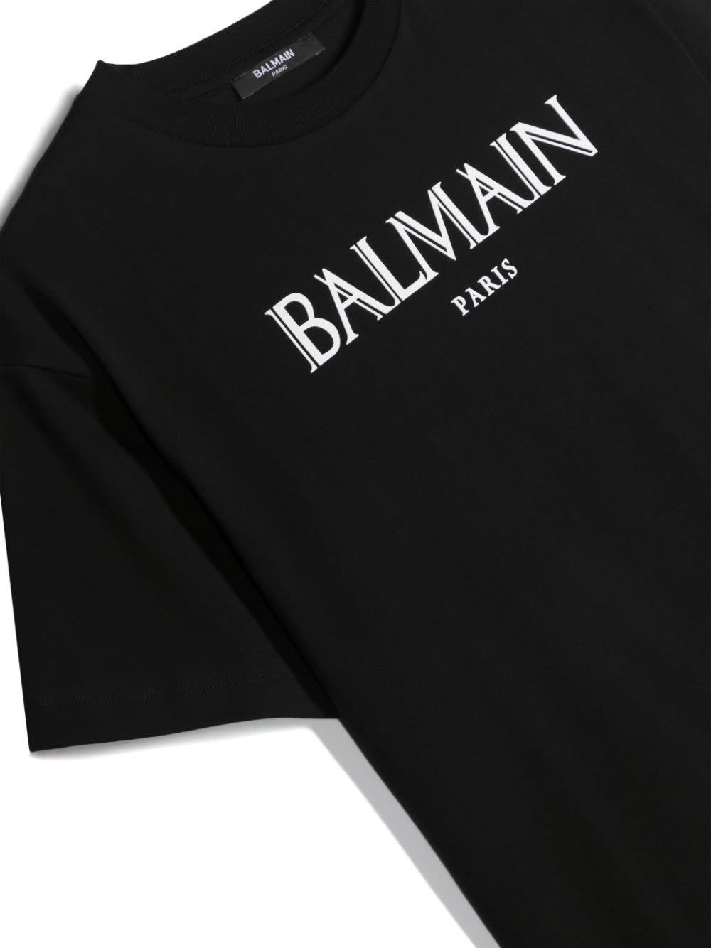 Shop Balmain Printed T-shirt In Bc