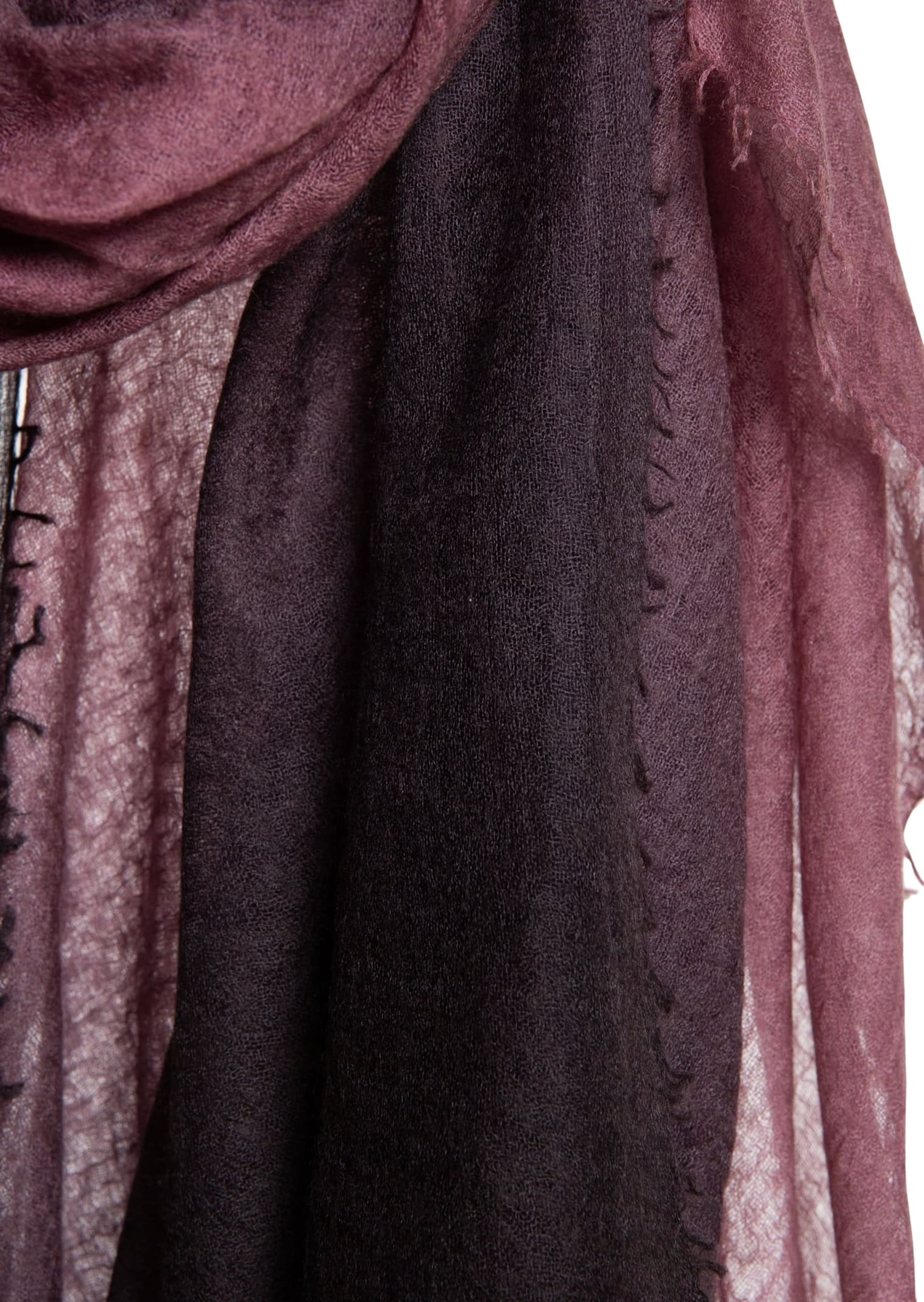 Mirror In The Sky Souffle Semi Felted Ombree Ends In Brown